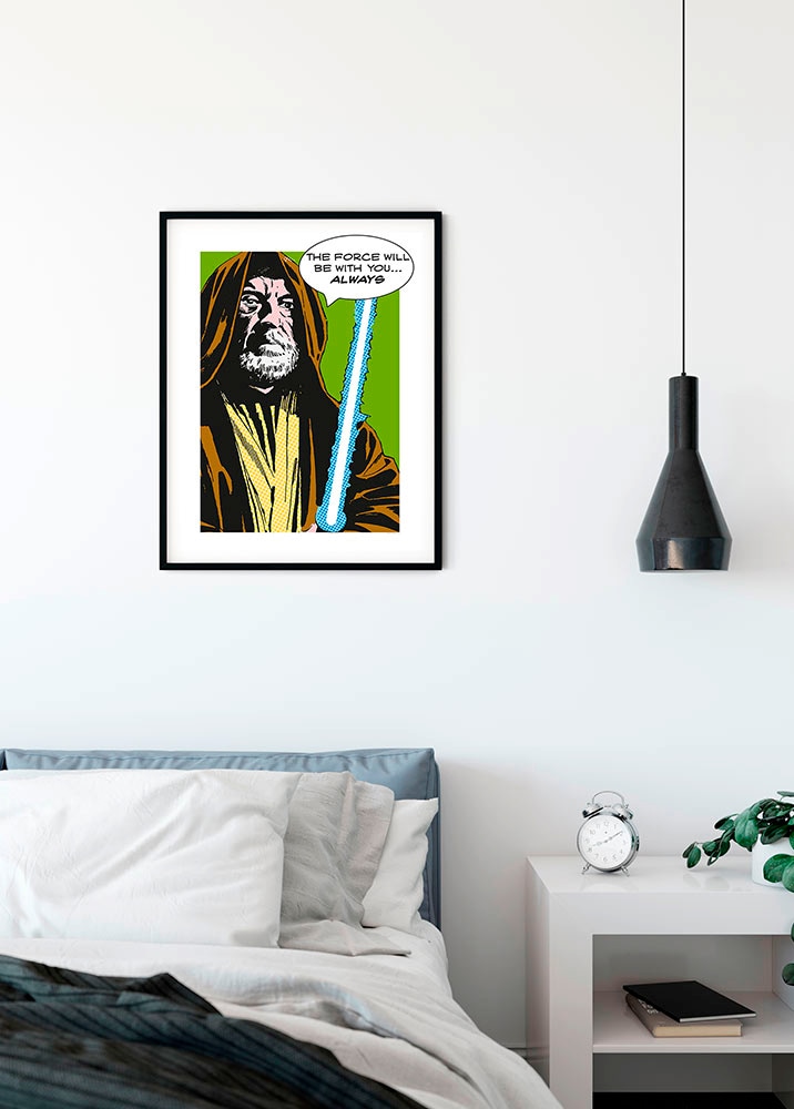 Komar Poster »Star Wars Classic Comic Quote Obi Wan«, Star Wars, (1 St.), Kinderzimmer, Schlafzimmer, Wohnzimmer