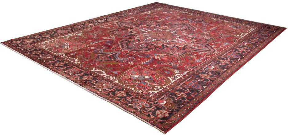 Image of morgenland Orientteppich »Perser - Nomadic - 326 x 247 cm - dunkelrot«, rechteckig, 10 mm Höhe, Wohnzimmer, Handgeknüpft, Einzelstück mit Zertifikat bei Ackermann Versand Schweiz
