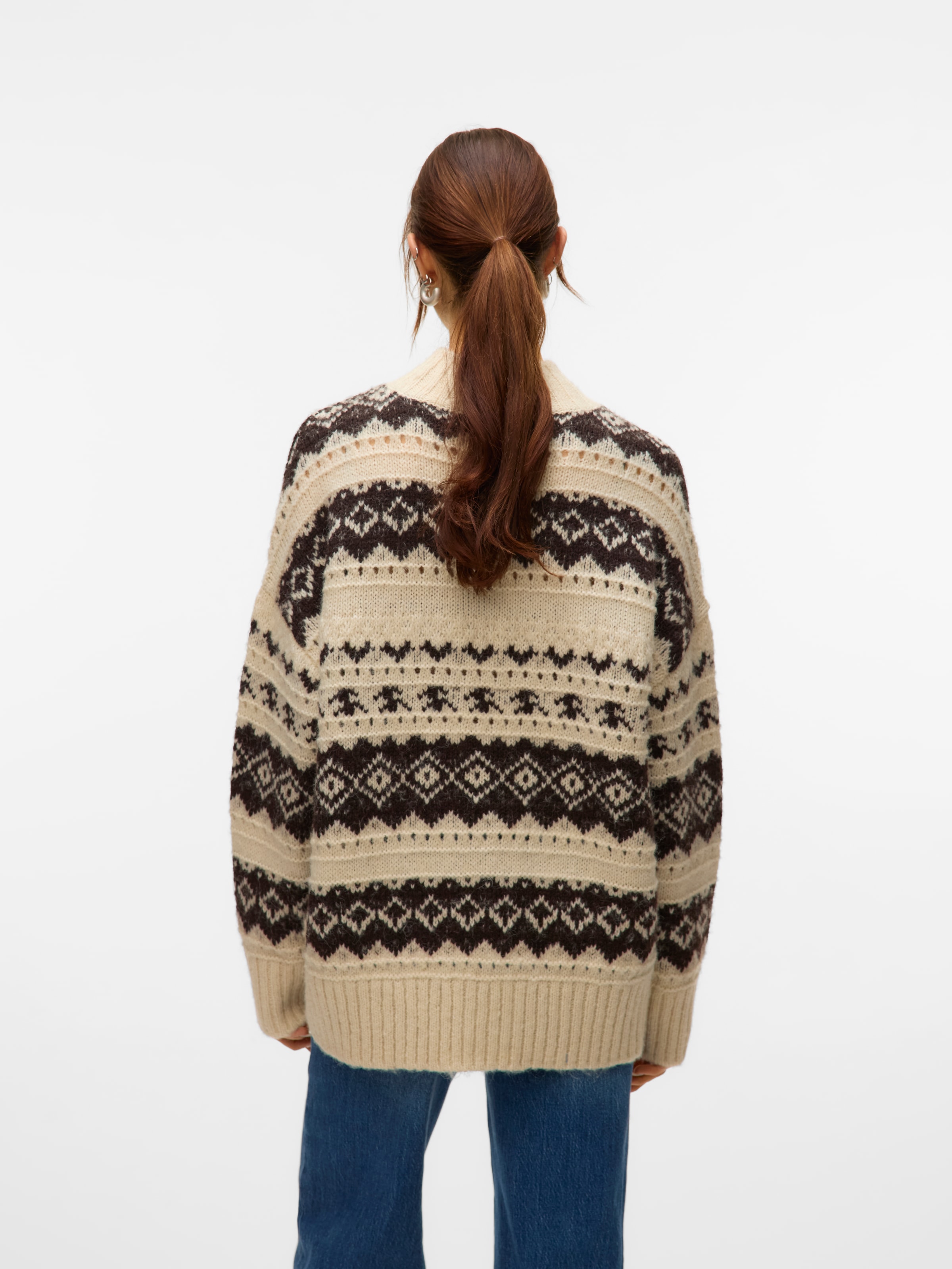 Vero Moda Pull en tricot »VMAMPLE LS HIGH NECK PULLOVER BOO«