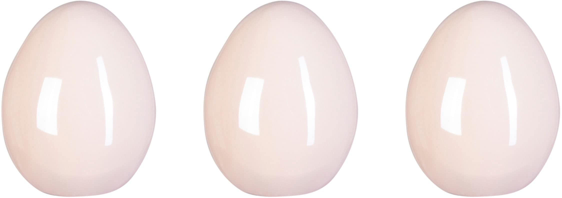 Image of Creativ home Osterei "PEARL EFCT" Frühjahrsdeko aus Keramik, mit glänzender Oberfläche
