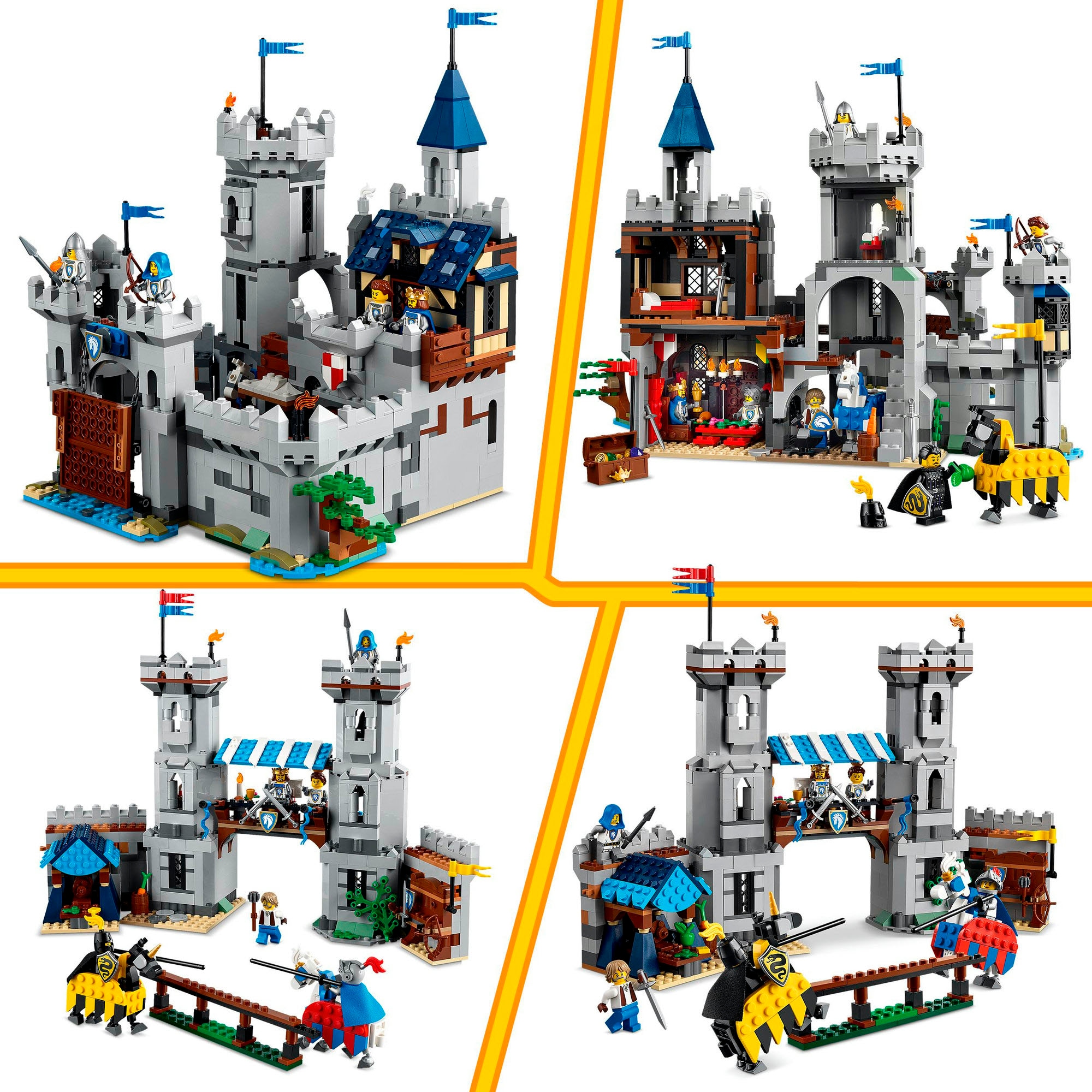 LEGO® Konstruktionsspielsteine »Ritterburg im Mittelalter (31168), LEGO LEGO Creator« Made in Europe