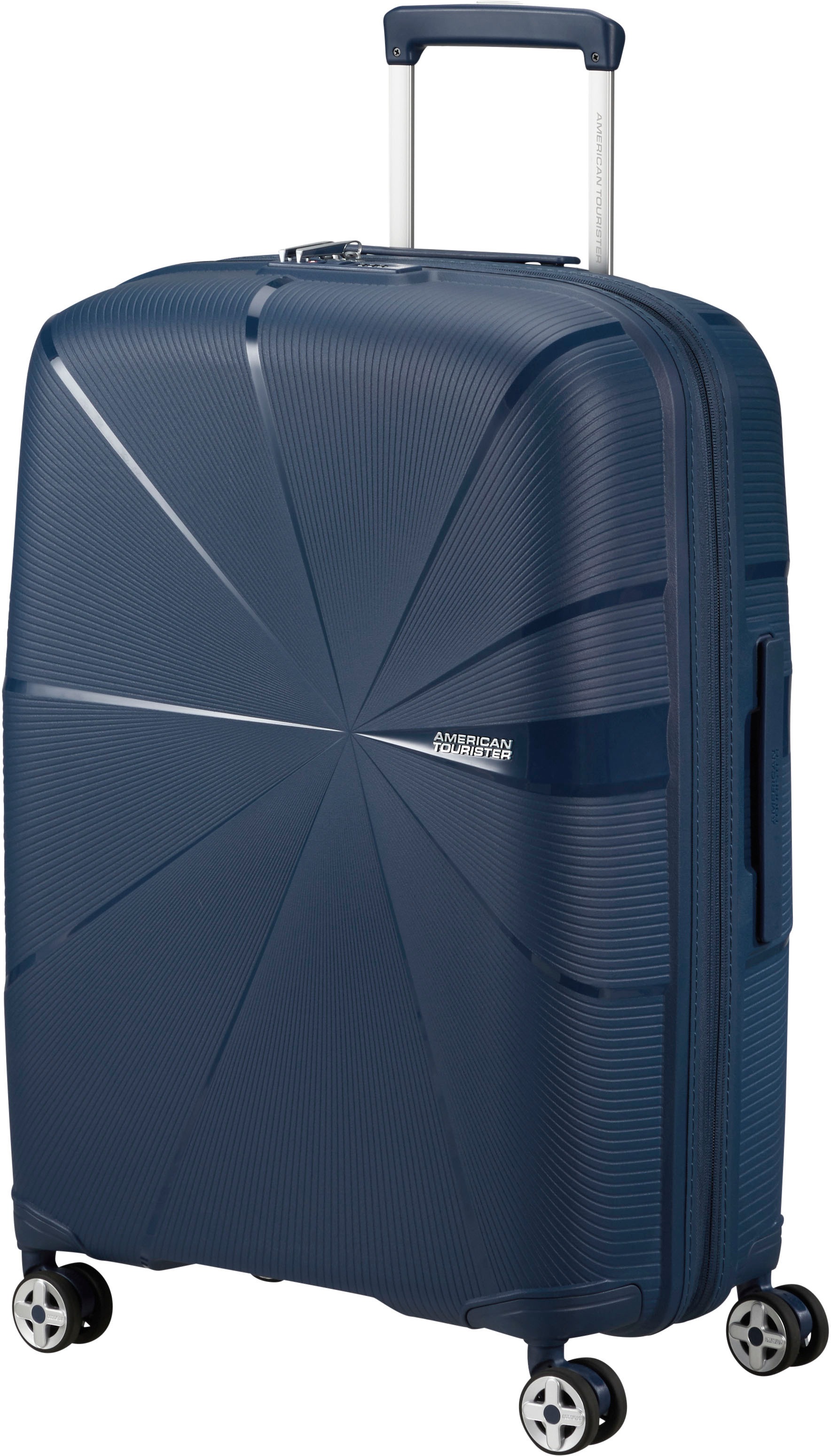 American Tourister® Hartschalen-Trolley »STARVIBE, in verschiedenen Farben und Grössen«, 4 Rollen, Handgepäck-Koffer Reisegepäck Koffer TSA-Zahlenschloss
