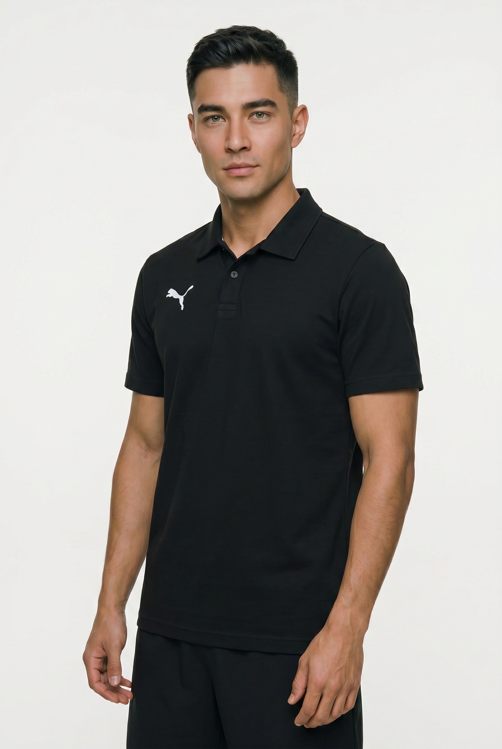 Image of PUMA Poloshirt "TEAMGOAL 23 CASUALS POLO" Kurzarmdesign, mit Reissverschluss, unifarben