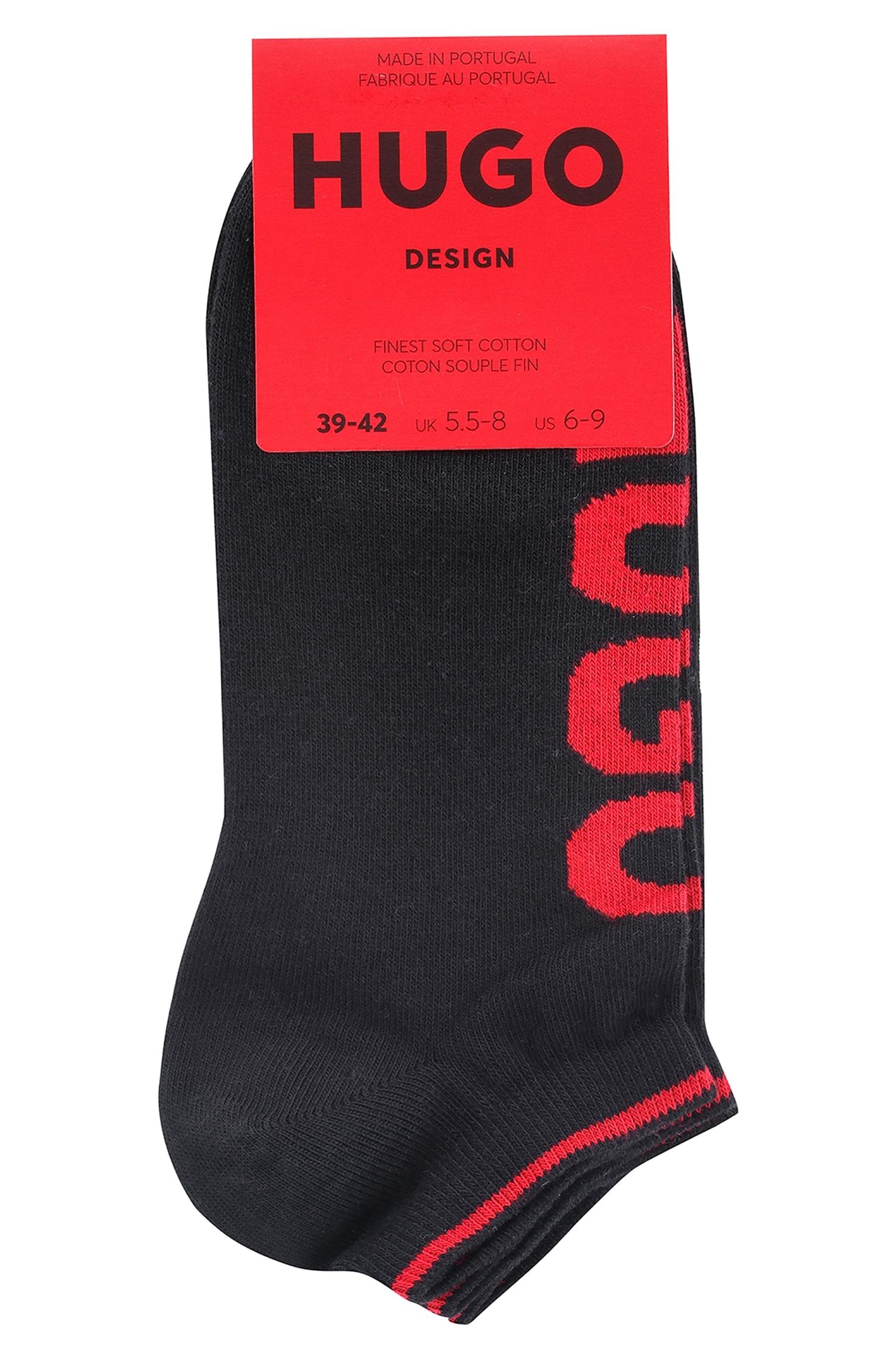 BOSS Businesssocken »2P AS Logo CC«, (Packung, 2 Paar, 2er Pack), mit grossem HUGO Logo-Schriftzug