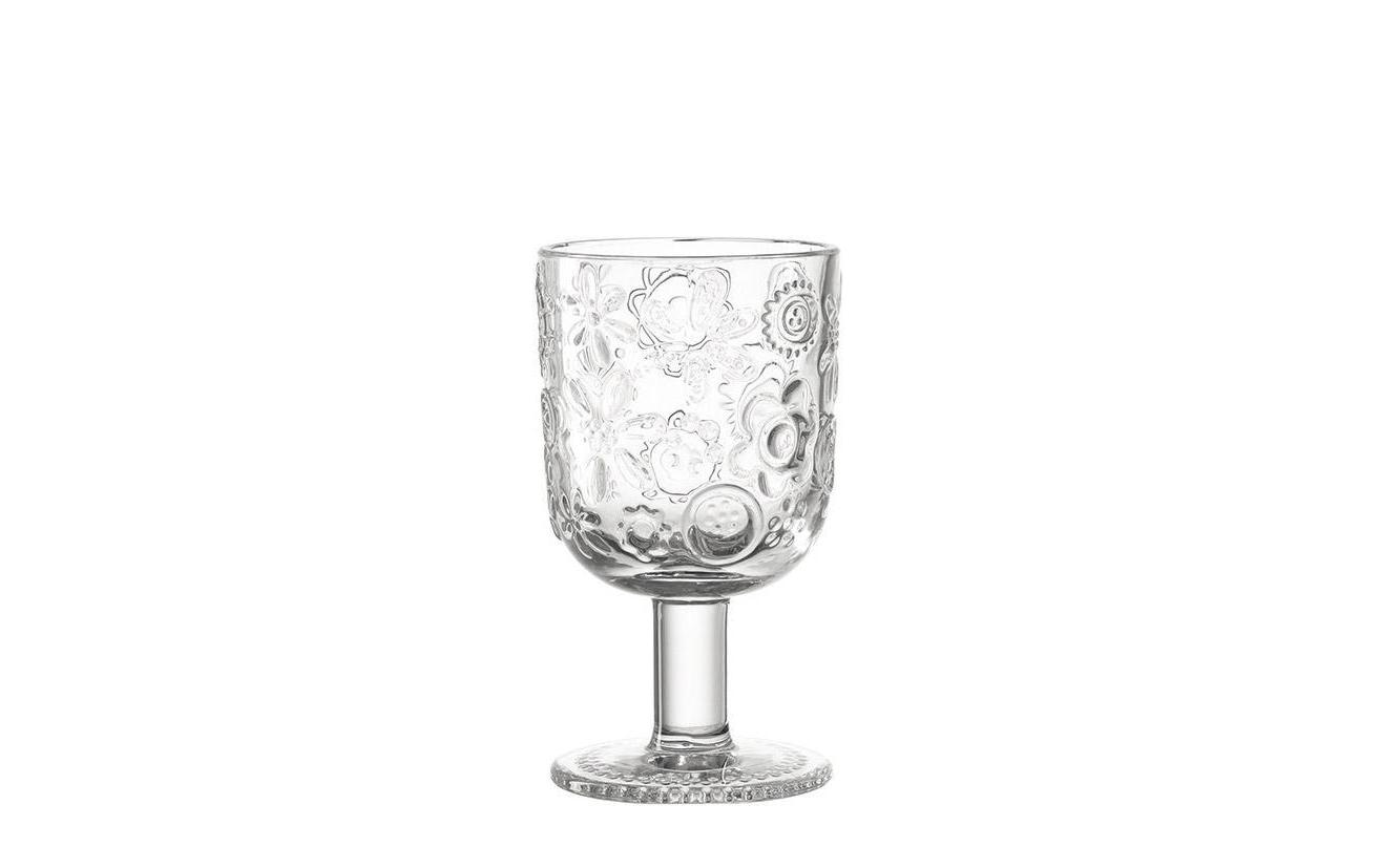 LEONARDO Glas »Leonardo Trinkglas Fiorita 330 ml,«, (6 tlg.), 6 teilig fröhliches Muster