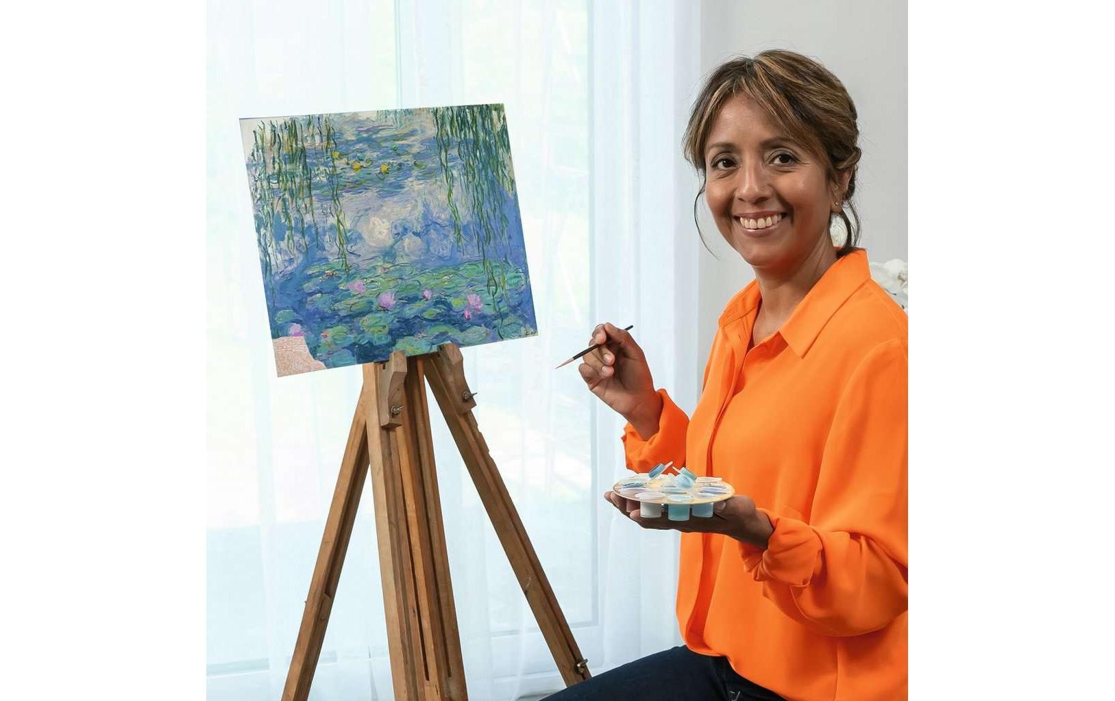 Ravensburger Peinture par numéros »CreArt, ART Collection, Waterlilies (Monet)« fabriqué en Europe