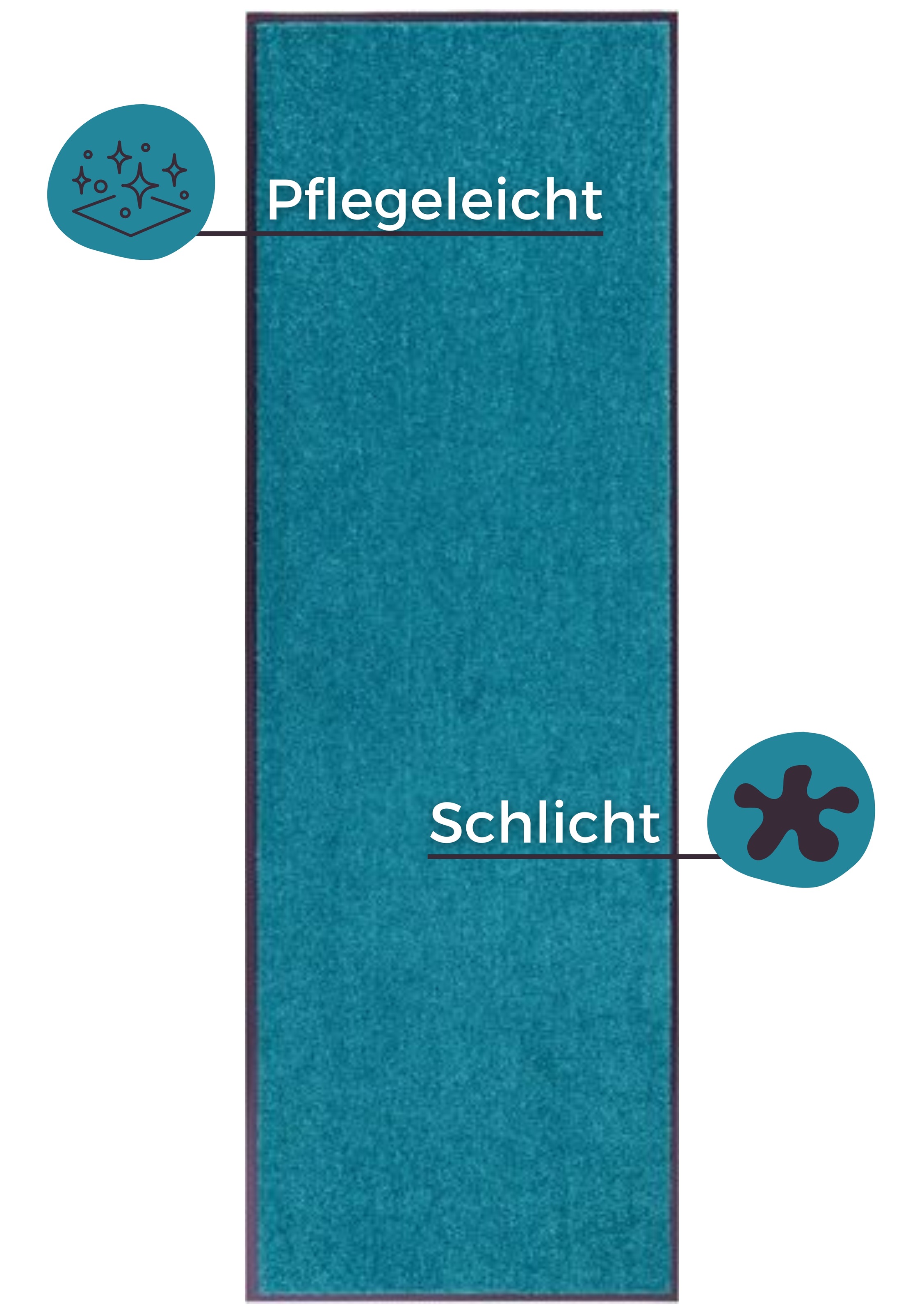 HANSE Home Fussmatte »Wash & Clean«, rechteckig, 7 mm Höhe, Schmutzfangmatte, Türmatte, In- und Outdoor, Teppich, Läufer, waschbar