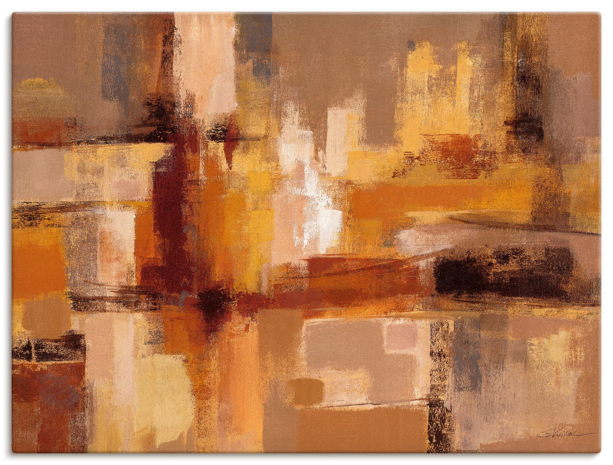 Image of Artland Wandbild »Sandburgen«, Gegenstandslos, (1 St.), in vielen Grössen & Produktarten -Leinwandbild, Poster, Wandaufkleber / Wandtattoo auch für Badezimmer geeignet bei Ackermann Versand Schweiz