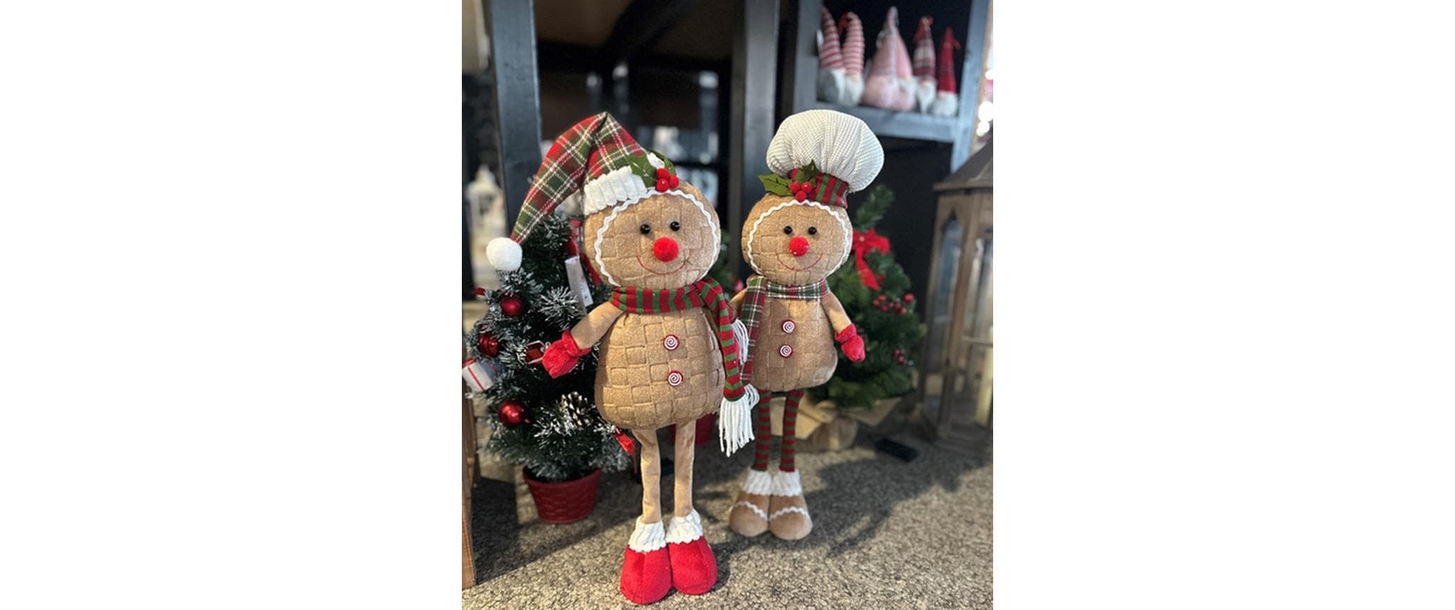 Weihnachtsfigur »Dameco Lebkuchenmännchen ausziehbar 2er-Set«