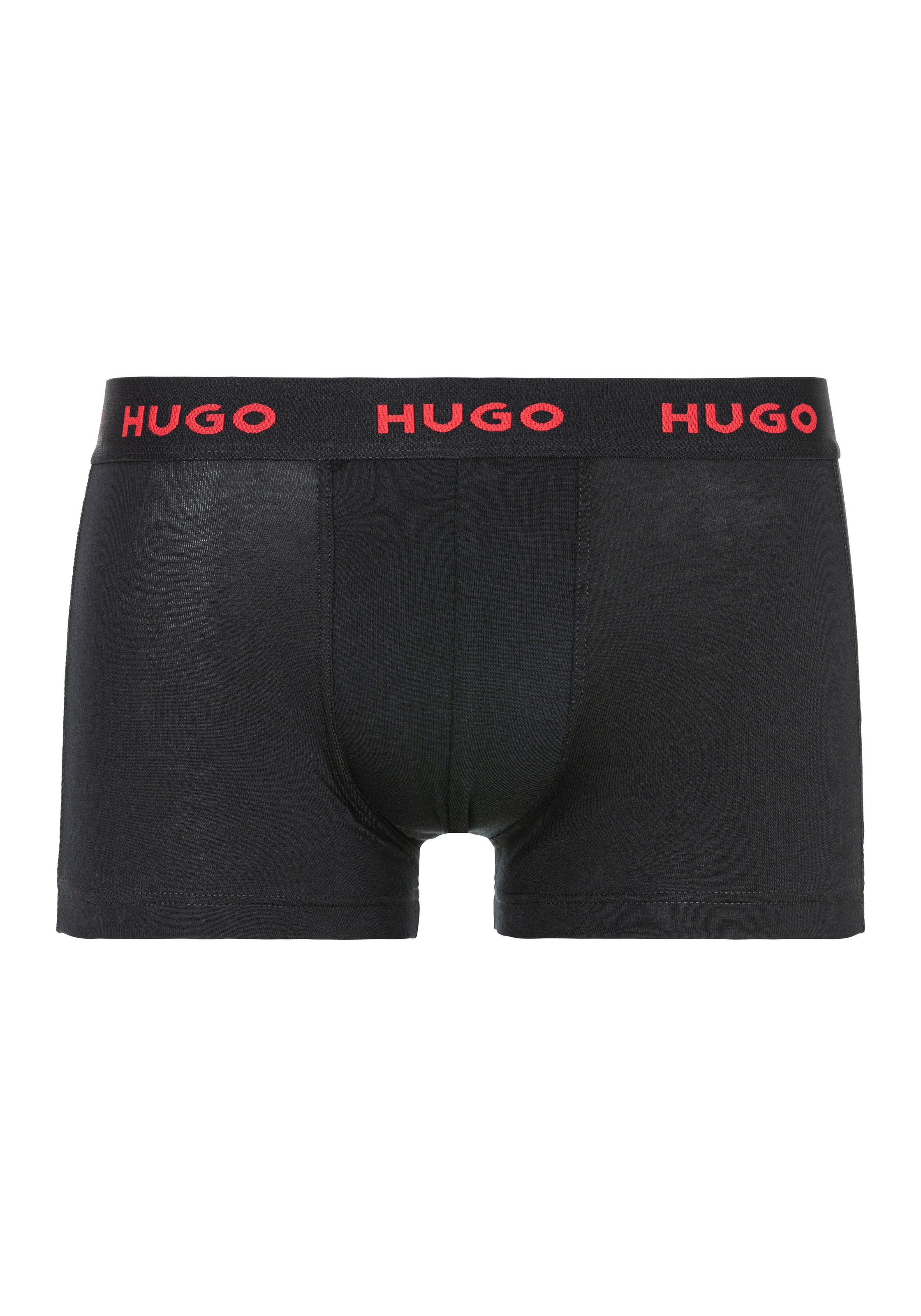 HUGO Underwear Trunk »TRUNK TRIPLET DESIGN« Packung, 3 Stk. mit Logobund