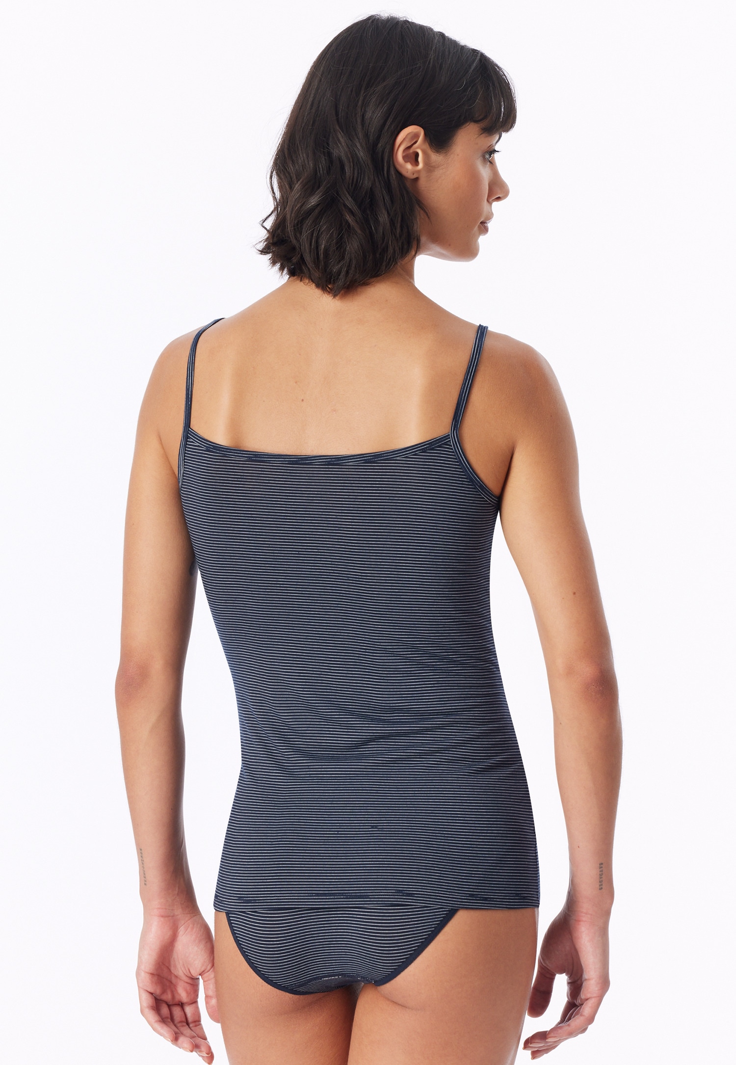 Schiesser Sous-chemise »Modal Essentials« jersey simple, bretelles fines, fines rayures