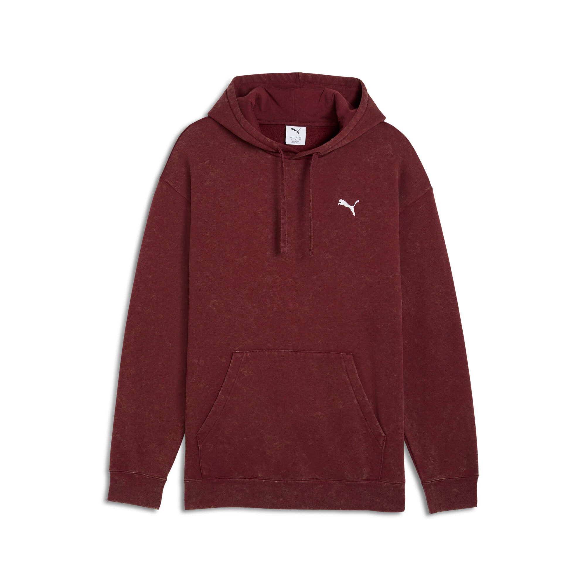Image of PUMA Kapuzensweatshirt "ESS ELEVATED RELAXED WASH HOODIE FL", für sportlichen und lässigen Look, aus weicher Baumwollmischung
