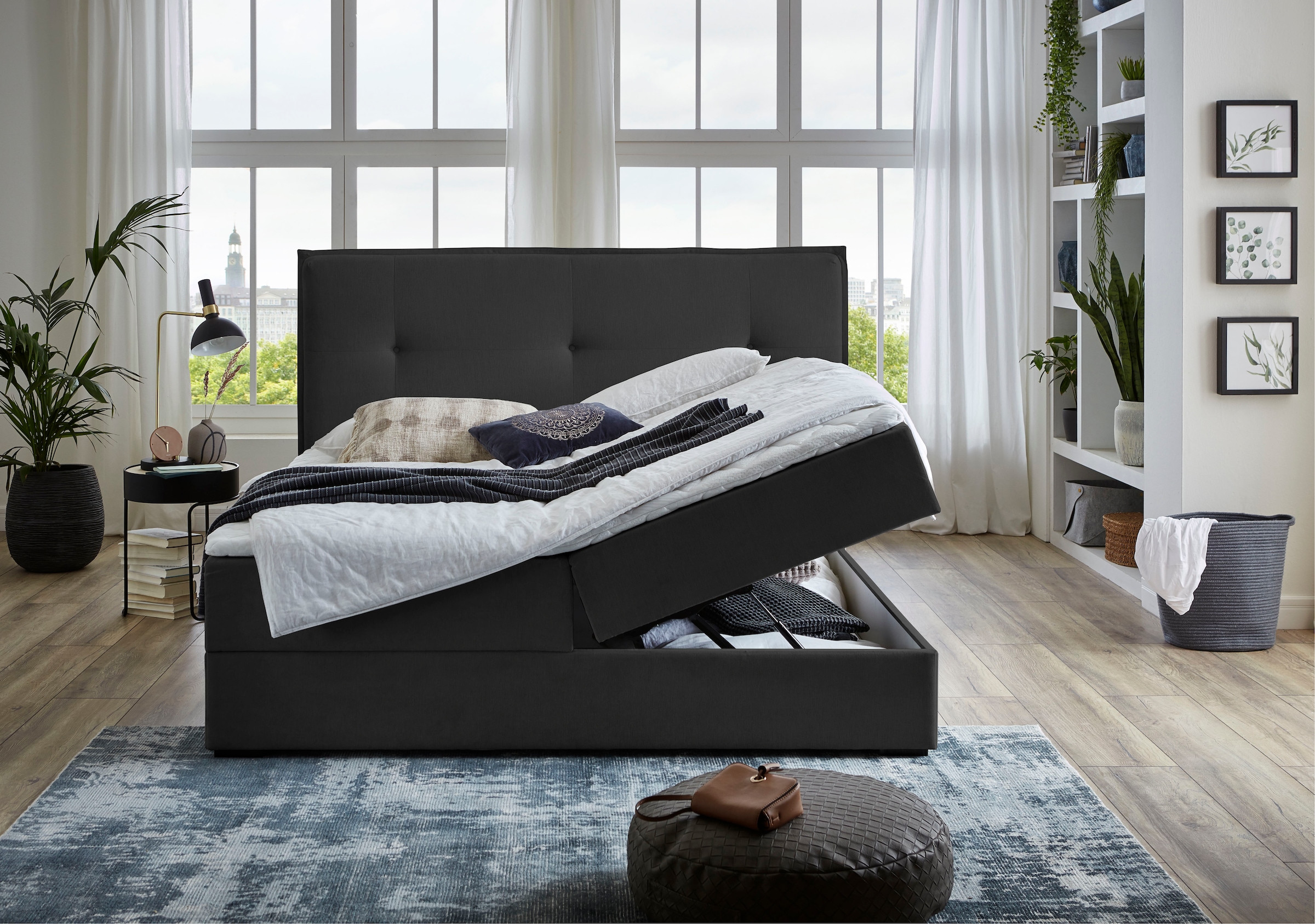 ATLANTIC home collection Boxbett »Lucy«, mit Bettkasten