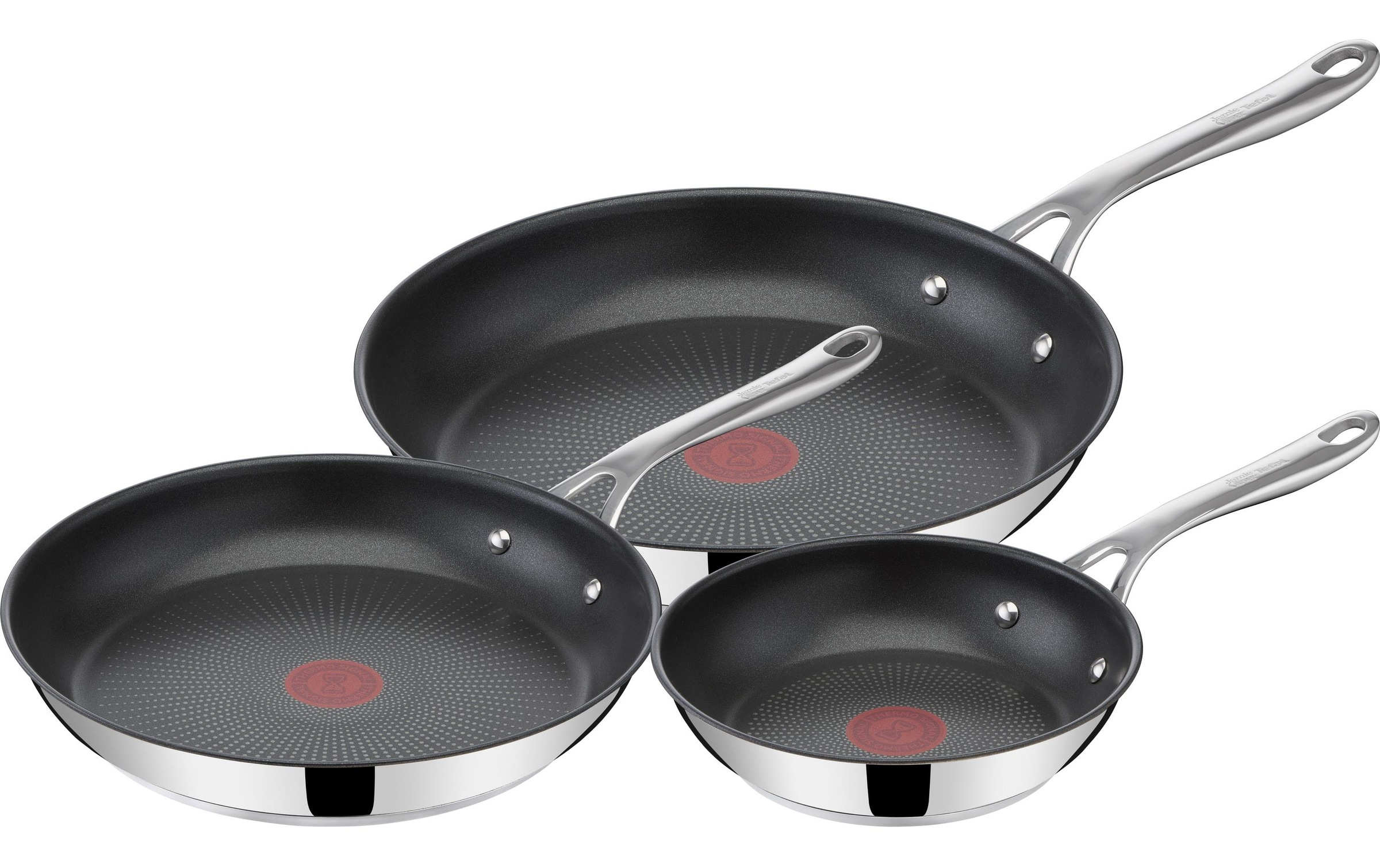 Tefal Bratpfanne »Cooks Direct Set 20 cm/24 cm/28 cm«, Edelstahl kaufen