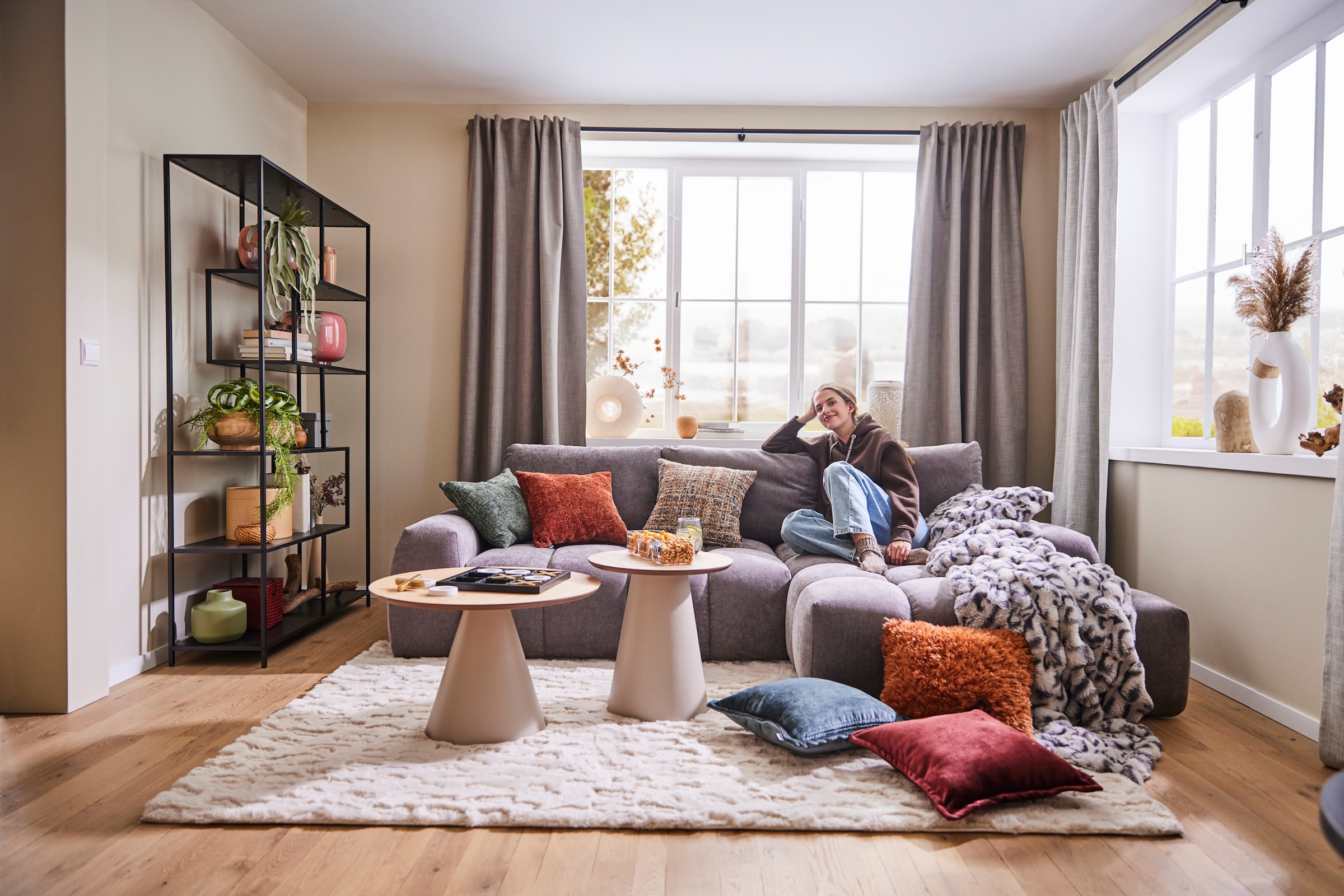 LeGer Home by Lena Gercke Verdunkelungsvorhang »Marusha«, (1 St.), Verdunkelnder Vorhang, blickdicht, Leinenoptik, verschiede Grössen