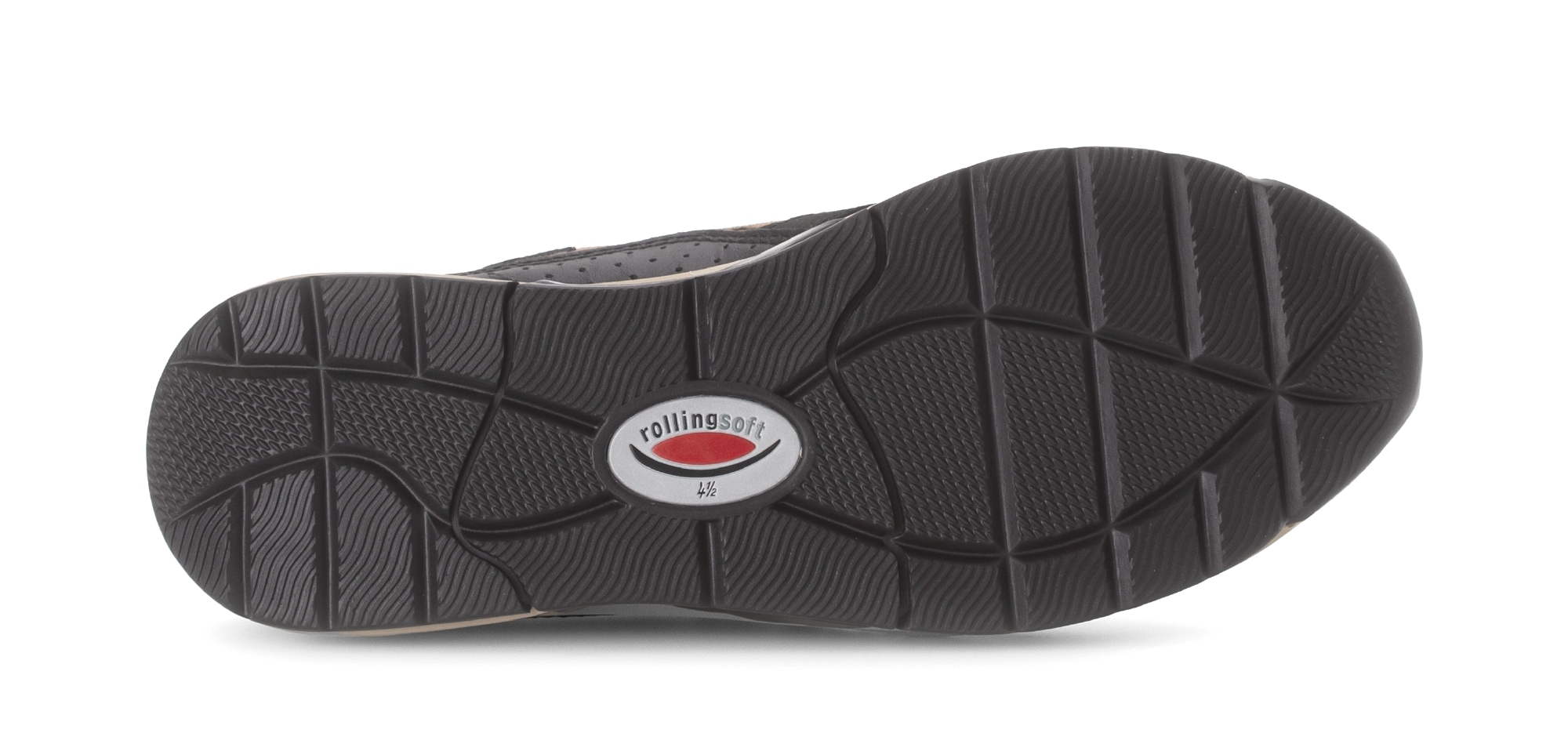 rollingsoft Keilsneaker  , Schnürer, Halbschuh, Freizeitschuh mit zusätzlichem Reissverschluss
