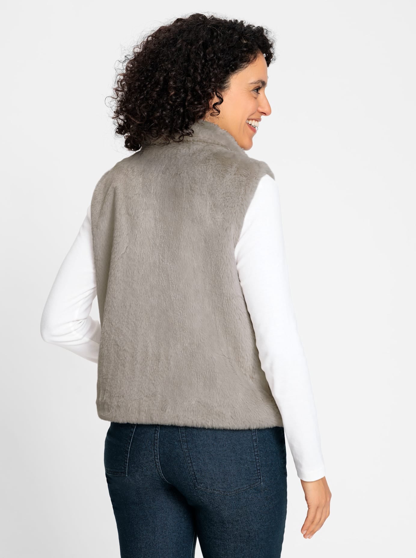 Inspirationen Fellimitatweste