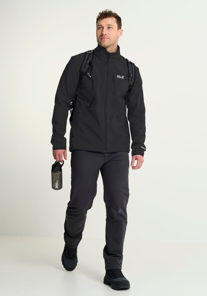 Jack Wolfskin Outdoorjacke »WILD WINDS JKT M« mit flexiblem Obermaterial aus Polyester und Elasthan