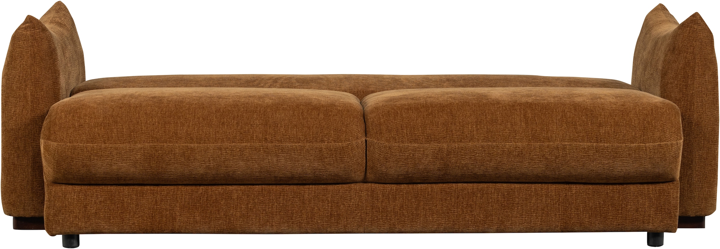 WOOOD Schlafsofa »Jonne Strukturbezug mit Schlaffunktion, H 92 x B 233 x T 105 cm« Tragkraft 220 kg, Sitzbreite 192 cm, Geringe Verschleissfestigkeit