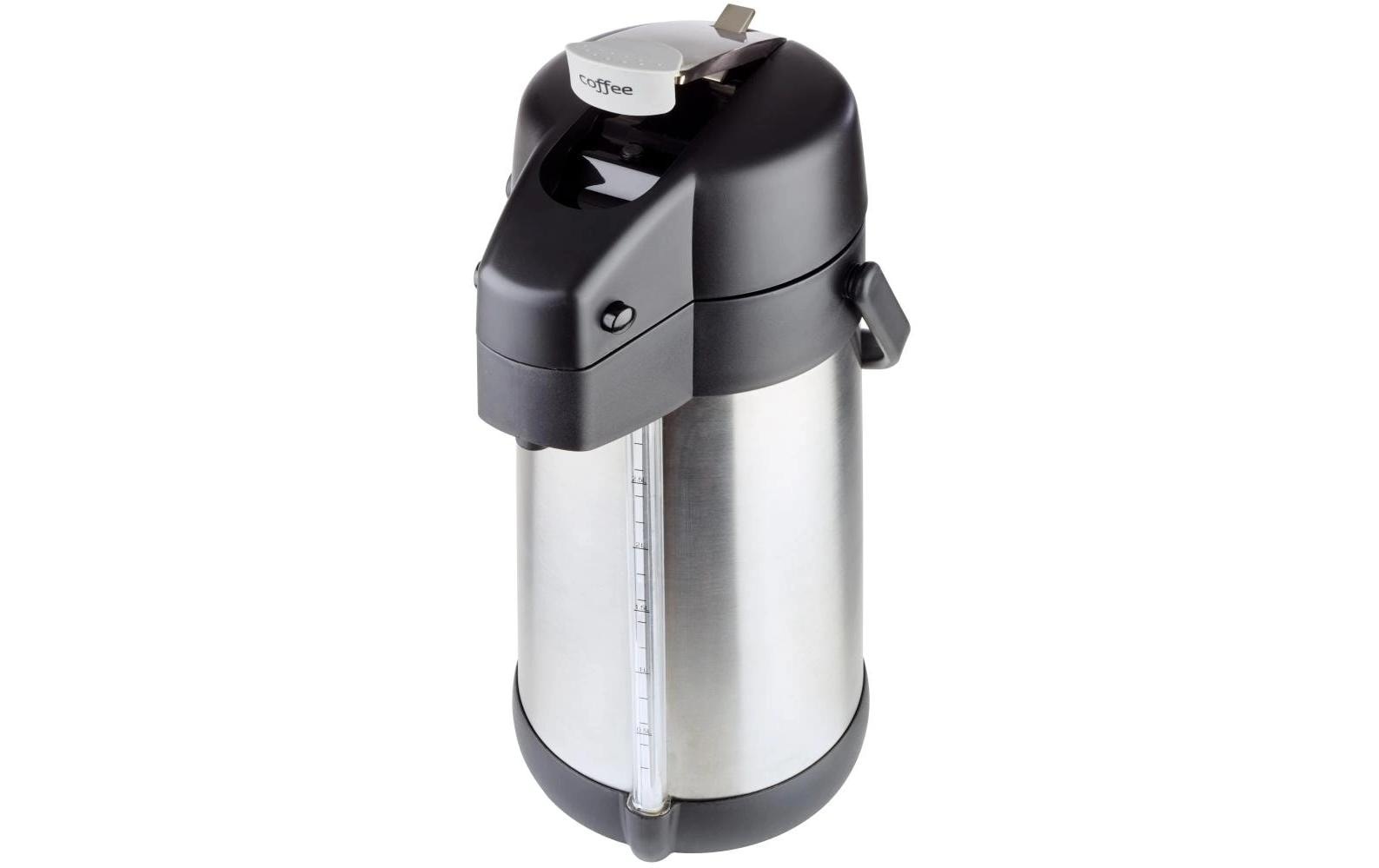 Image of APS Isolierkanne "Premium" 3 l Pumpmechanismus, Edelstahl/Kunststoff