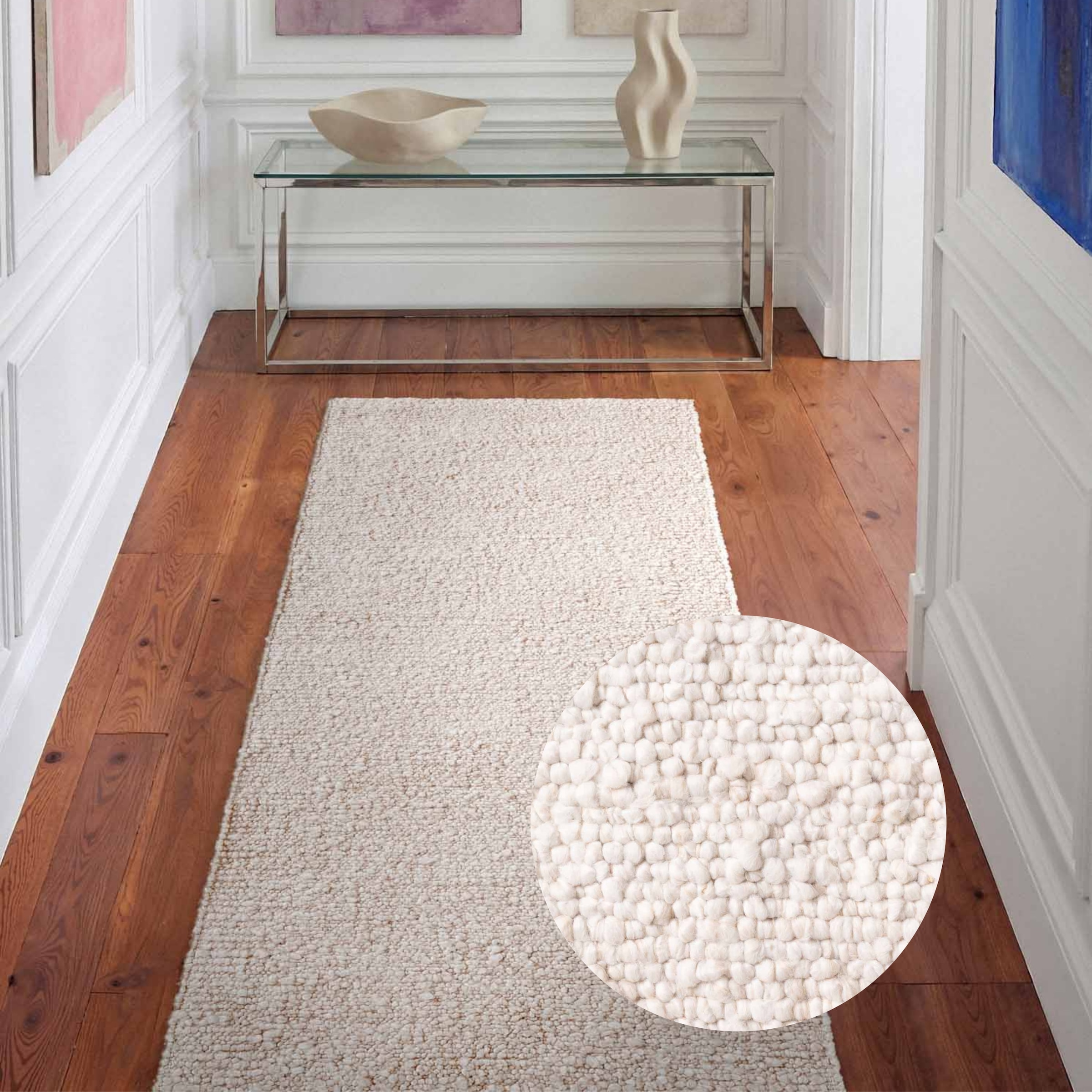 Ted Baker Tapis »Soft Bouclé Portobello , auch als Läufer« Rectangulaire 10 mm Höhe Woll-Optik, Bouclé Meliert, Wohnzimmer, Esszimmer, Schlafzimmer, Flur