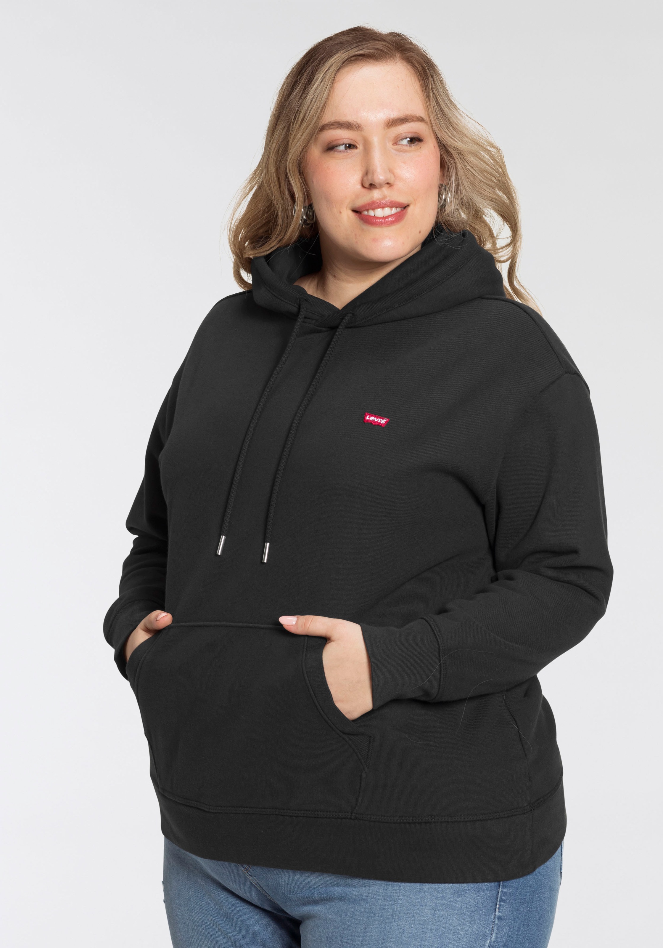 Image of Levi's® Plus Hoodie »NON GRPHC STRD HOODIE«, mit kleiner Logo-Stickerei bei Ackermann Versand Schweiz
