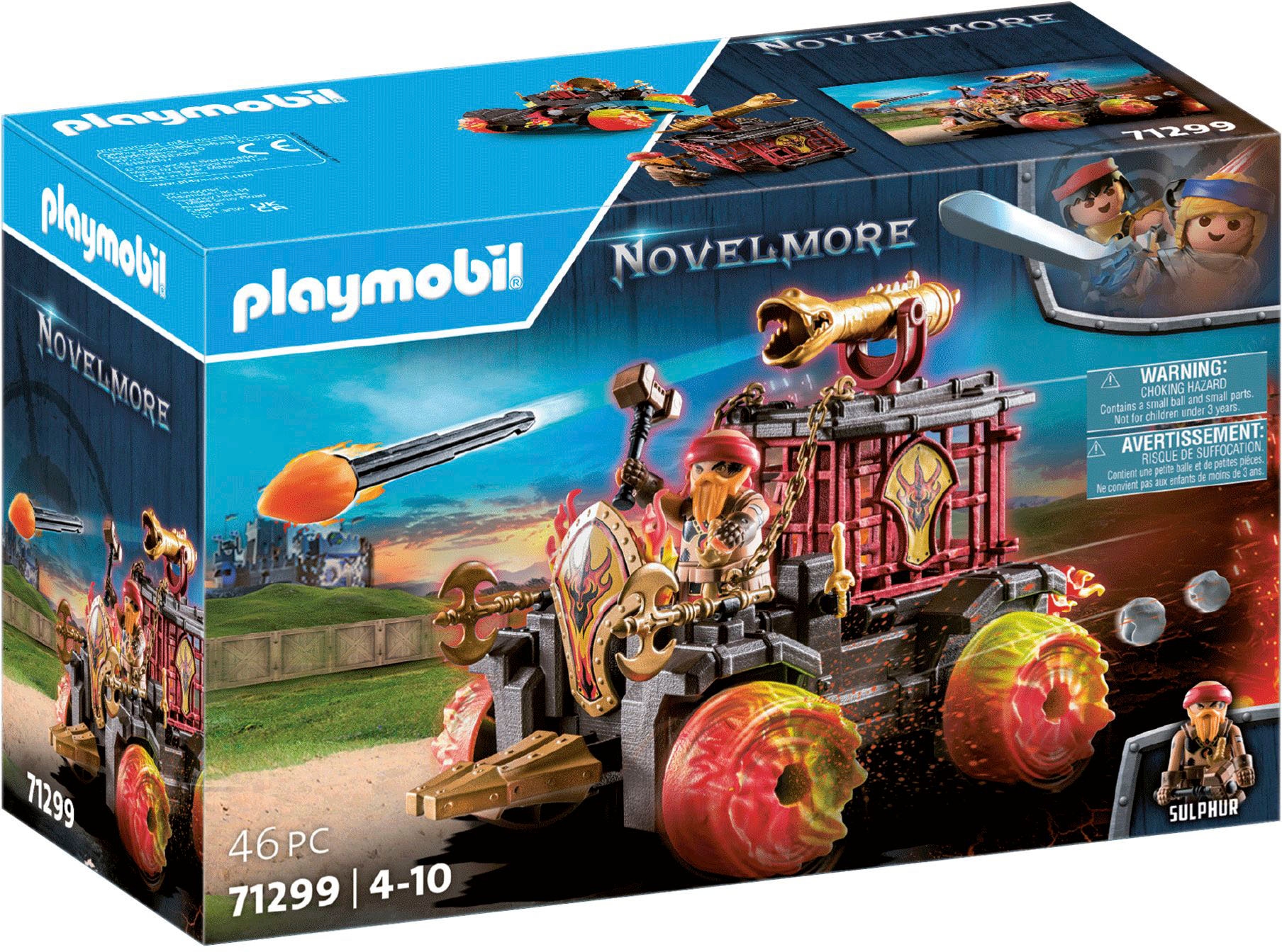 Konstruktions-Spielset »Burnham Raiders - Feuerkampfwagen (71299), Novelmore«, (46...