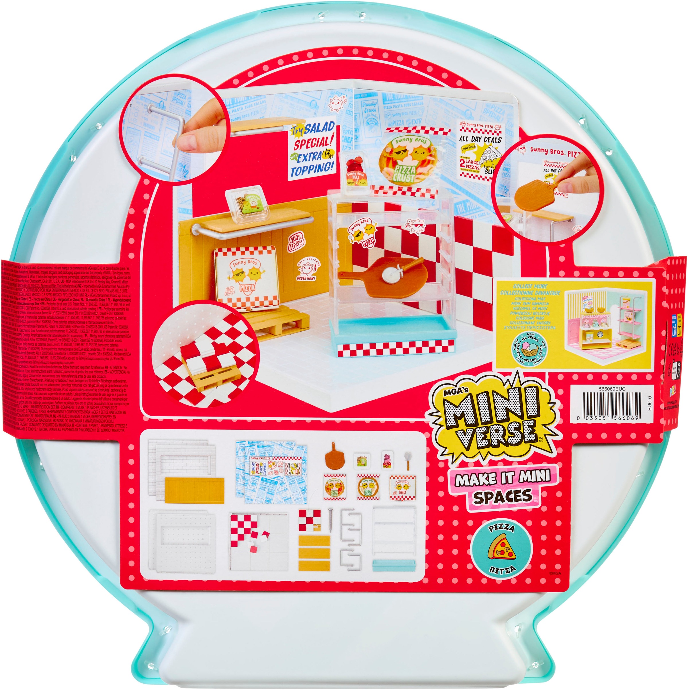 MGA ENTERTAINMENT Kreativset »MGA's Miniverse - Spaces Starter Pack- Pizza«