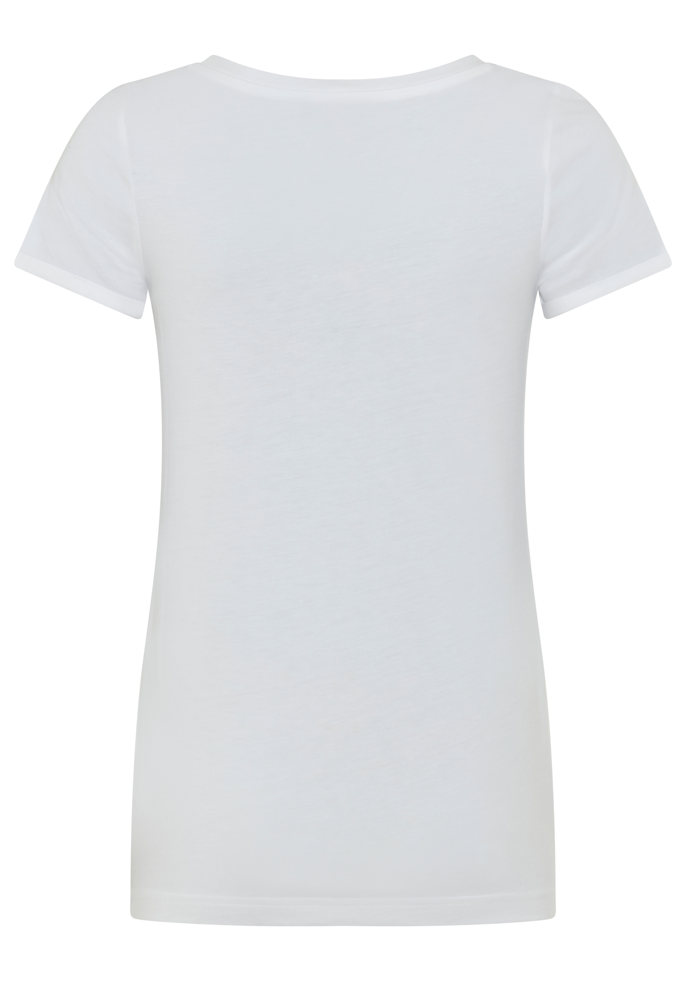 Arizona T-shirt Manches courtes, ajusté, style basique, en mélange de coton