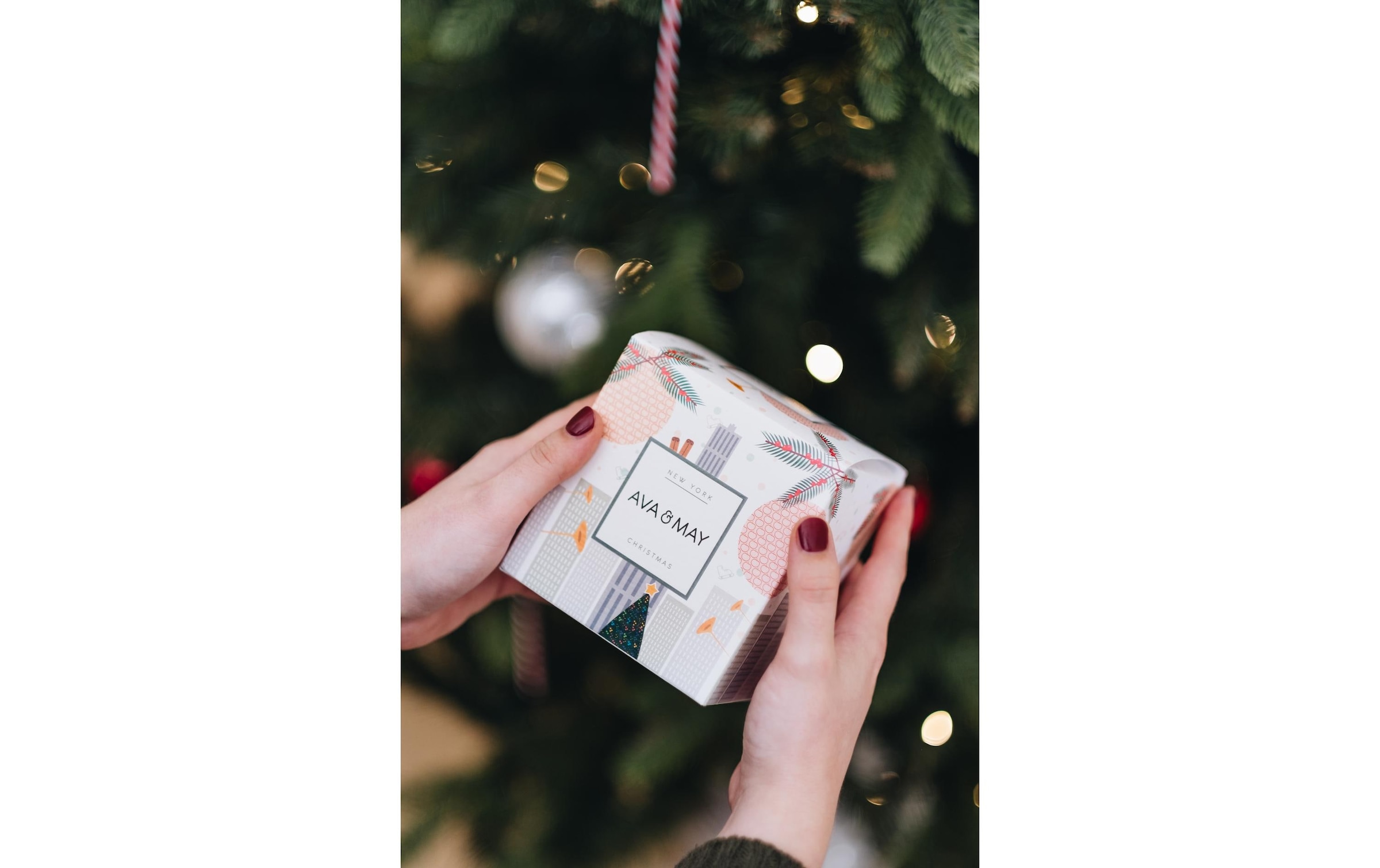 AVA & MAY Bougie parfumée »New York Christmas«