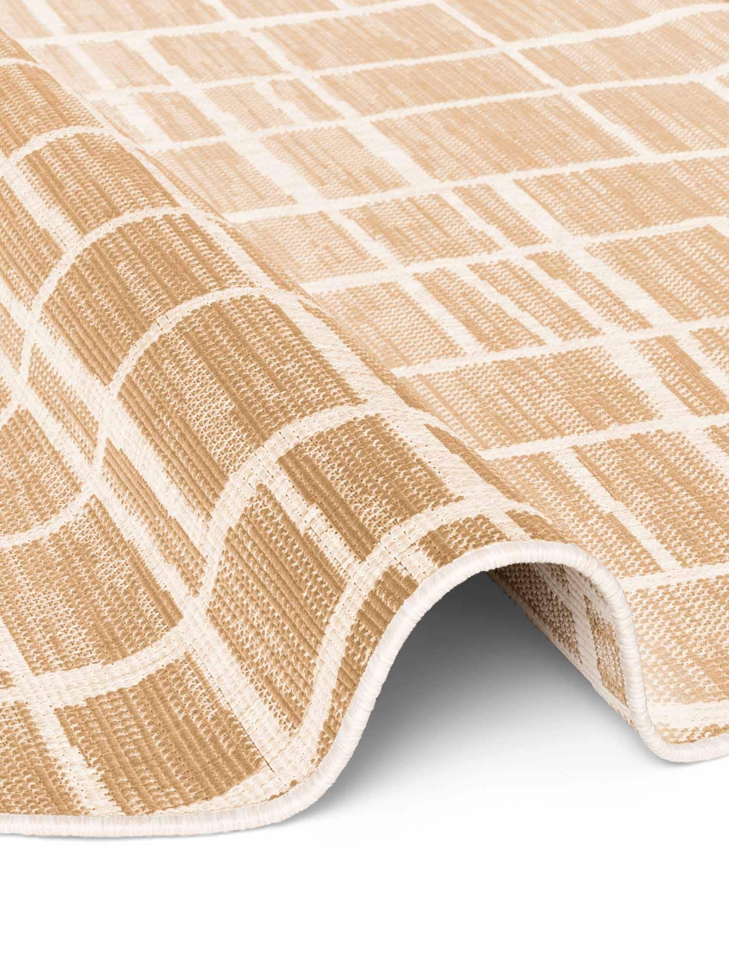 Ted Baker Teppich »Crouch , Wendeteppich« rund 8 mm Höhe Designteppich, Wetterfest, Pflegeleicht, Modern, Wohnzimmer, Terrasse