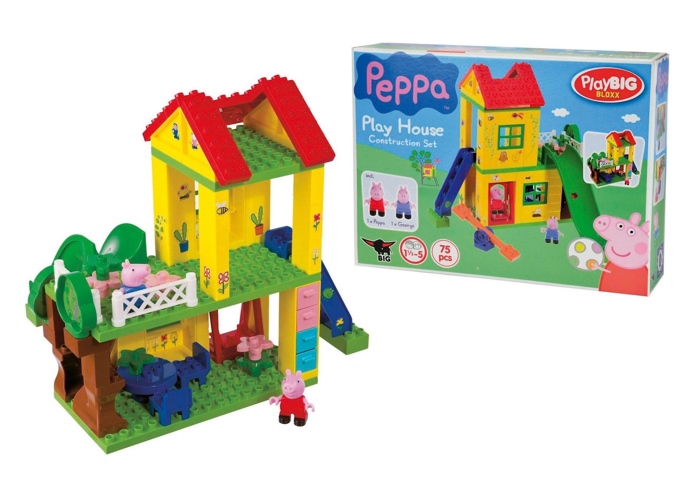 Image of BIG Konstruktions-Spielset »BIG-Bloxx Peppa Wutz Play House«, (75 St.) bei Ackermann Versand Schweiz