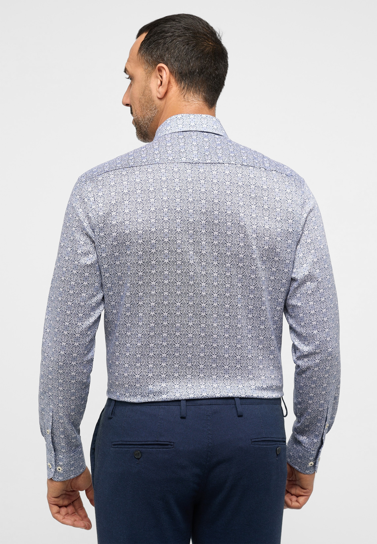 Eterna Langarmhemd »MODERN FIT« EASY IRON (bügelleicht)