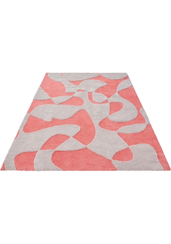 Teppich »Liven, Hoch-Tief-Struktur Teppiche«, rechteckig