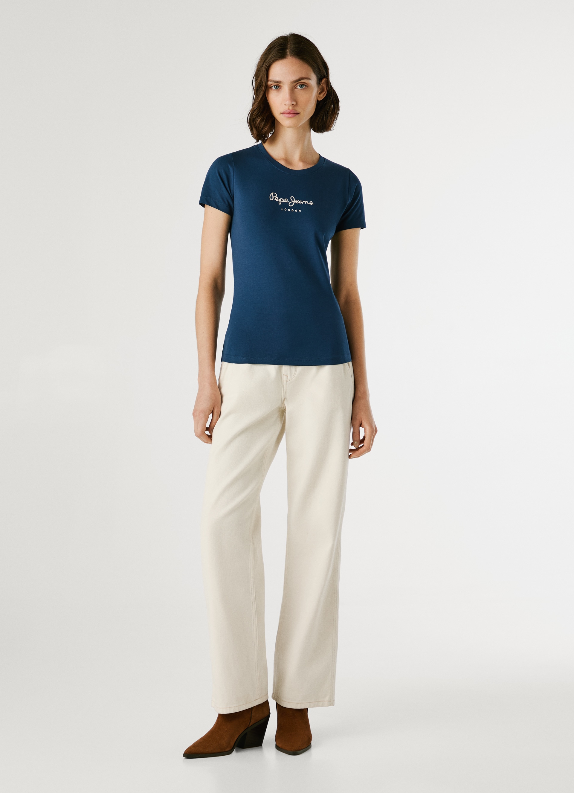 Pepe Jeans T-shirt »NEW VIRGINIA«, mit Logo-Print
