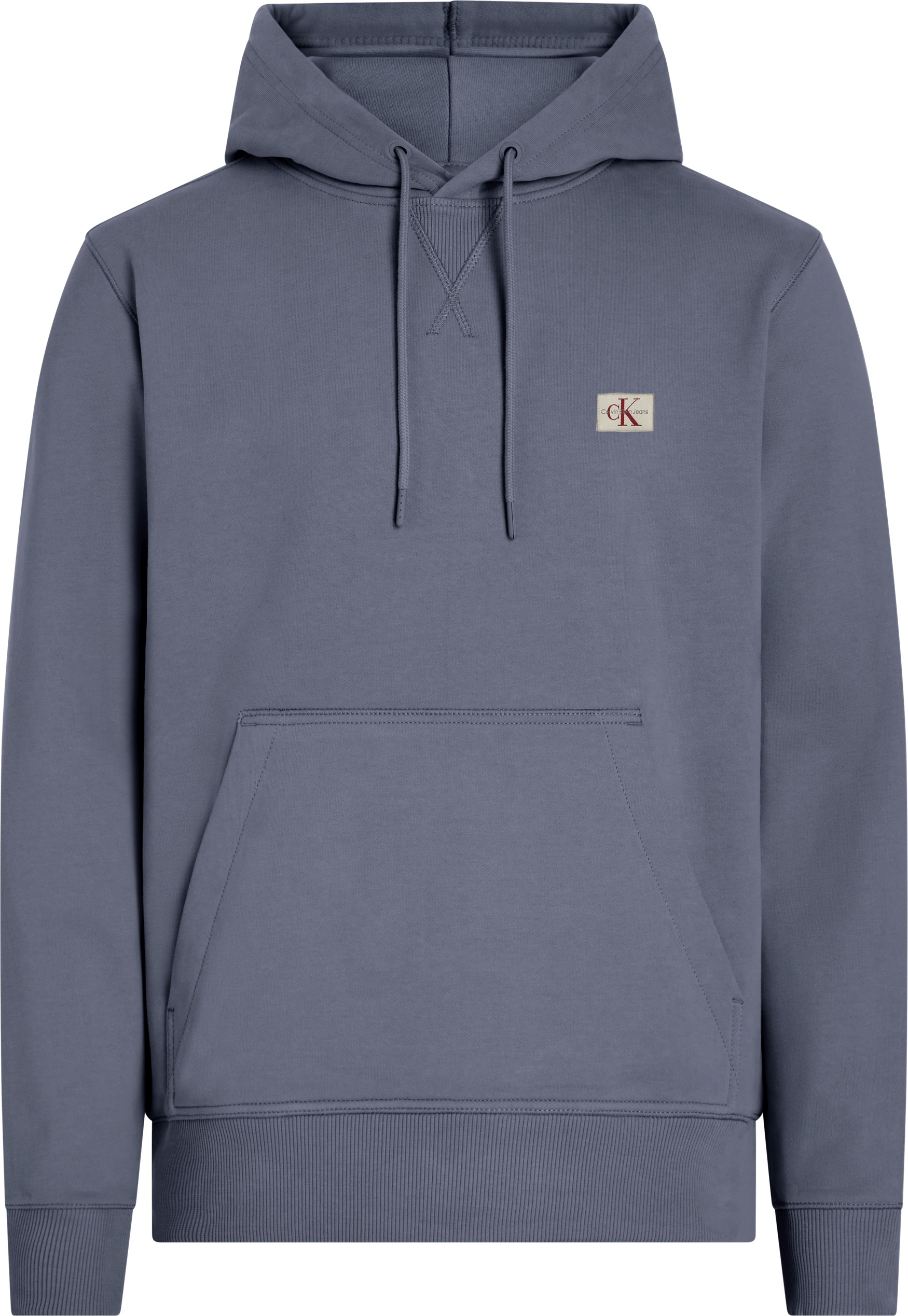 Calvin Klein Jeans Sweatshirt »WOVEN LABEL HOODIE«, Kängurutasche, Logostickerei