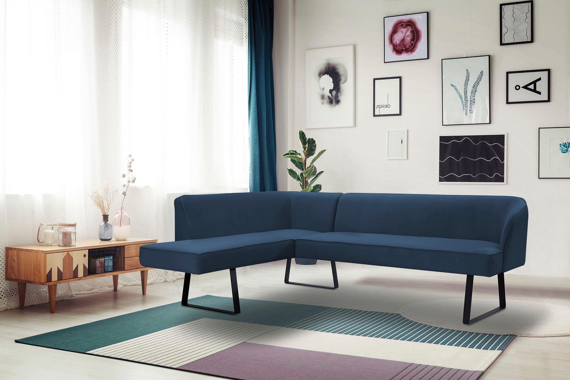 exxpo - sofa fashion Eckbank in und bequem mit Qualitäten Bezug Metallfüssen, verschiedenen »Americano«, kaufen Keder