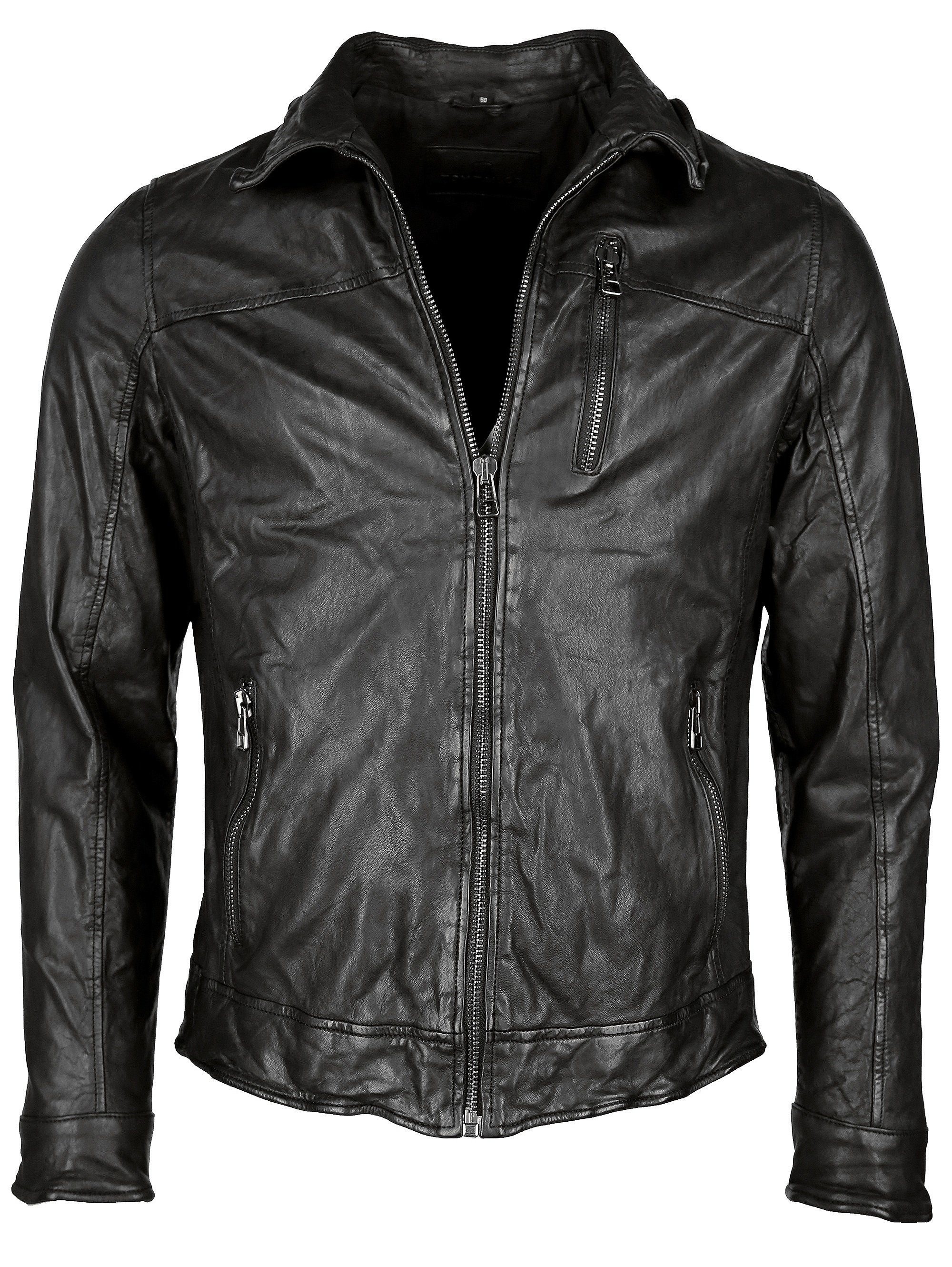 Lederjacke im sportlichen Design »TTM8005«