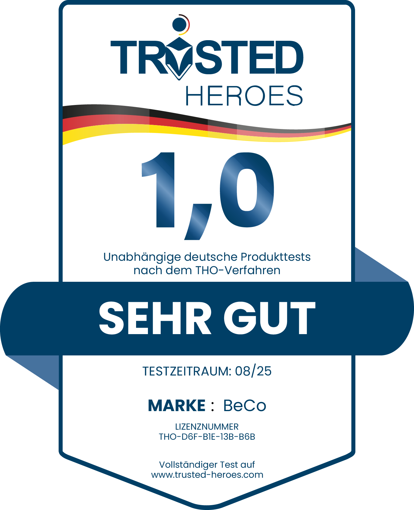Beco Microfaserbettdecke »BeCo Greenfirst, Bettdecke 135x200 und weitere Grössen!« normal Füllung Klimafaser 1 Stk. tlg. Bettdecke "normal" getestet von Trusted Heroes mit einer Note von 1,0!