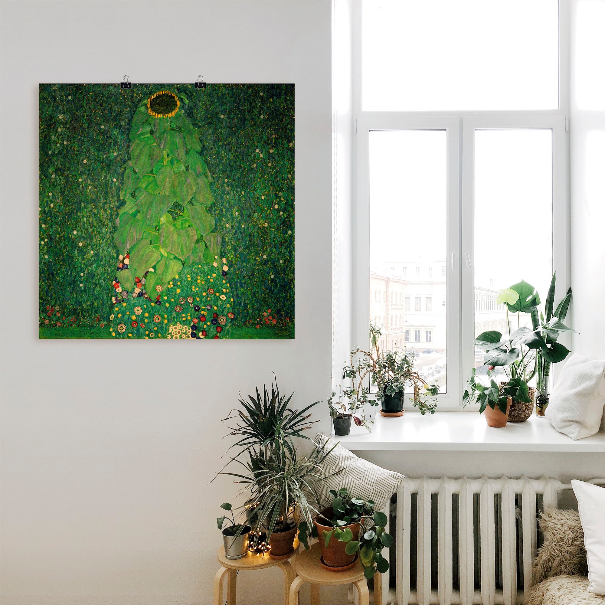 Artland Wandbild »Die Sonnenblume«, Blumen, (1 St.), als Leinwandbild, Poster in verschied. Grössen