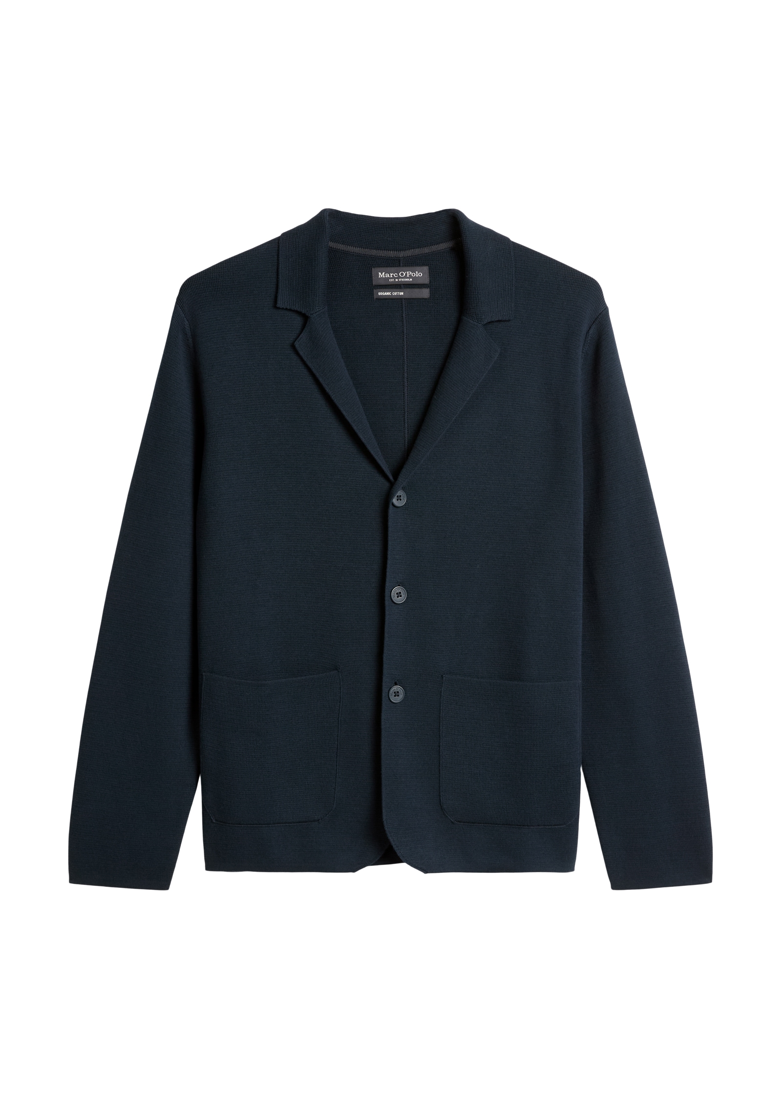 Marc O'Polo Veste en tricot regular fit, aus Bio-Baumwolle