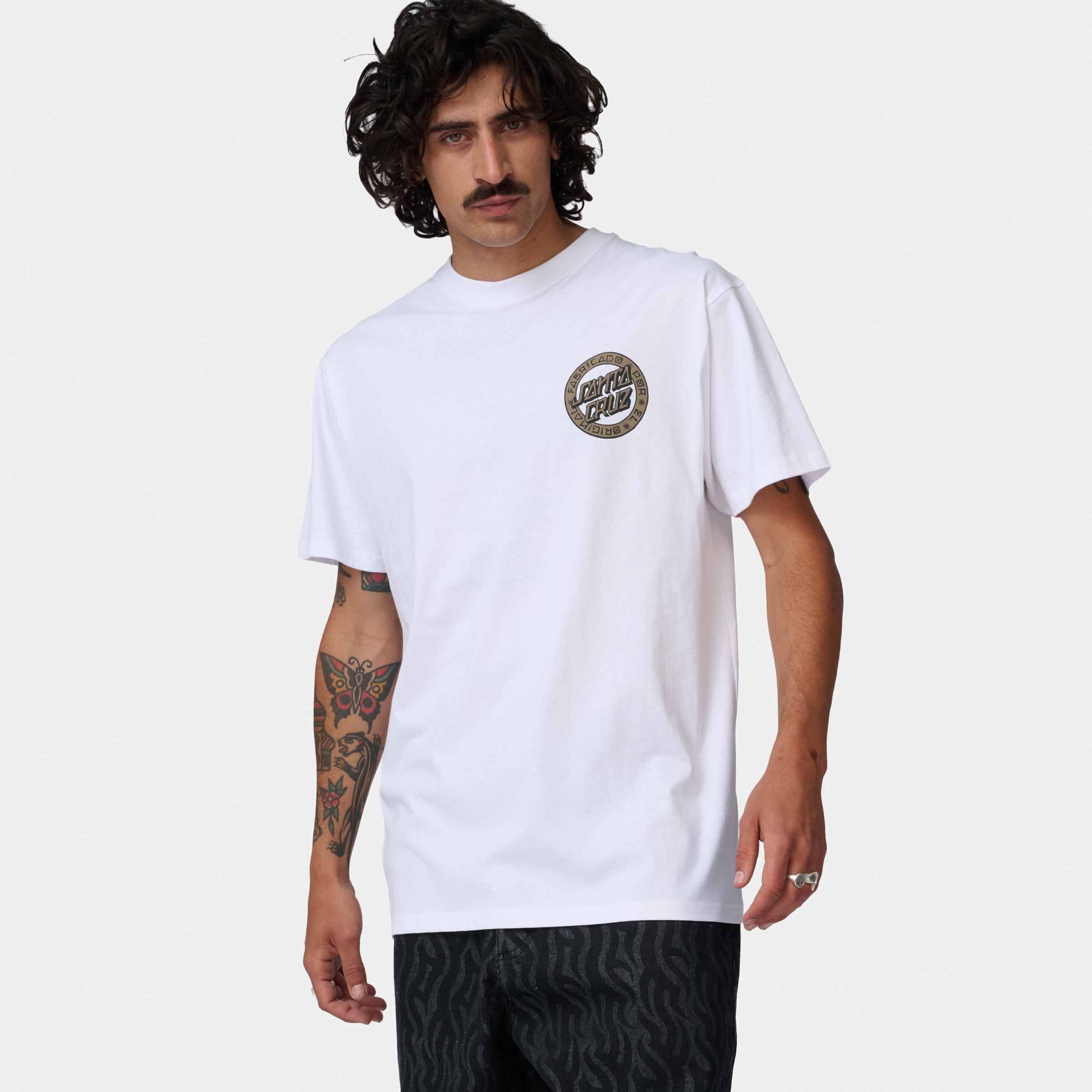 Image of Santa Cruz T-Shirt aus Baumwolle, leichtes Material, für den Alltag