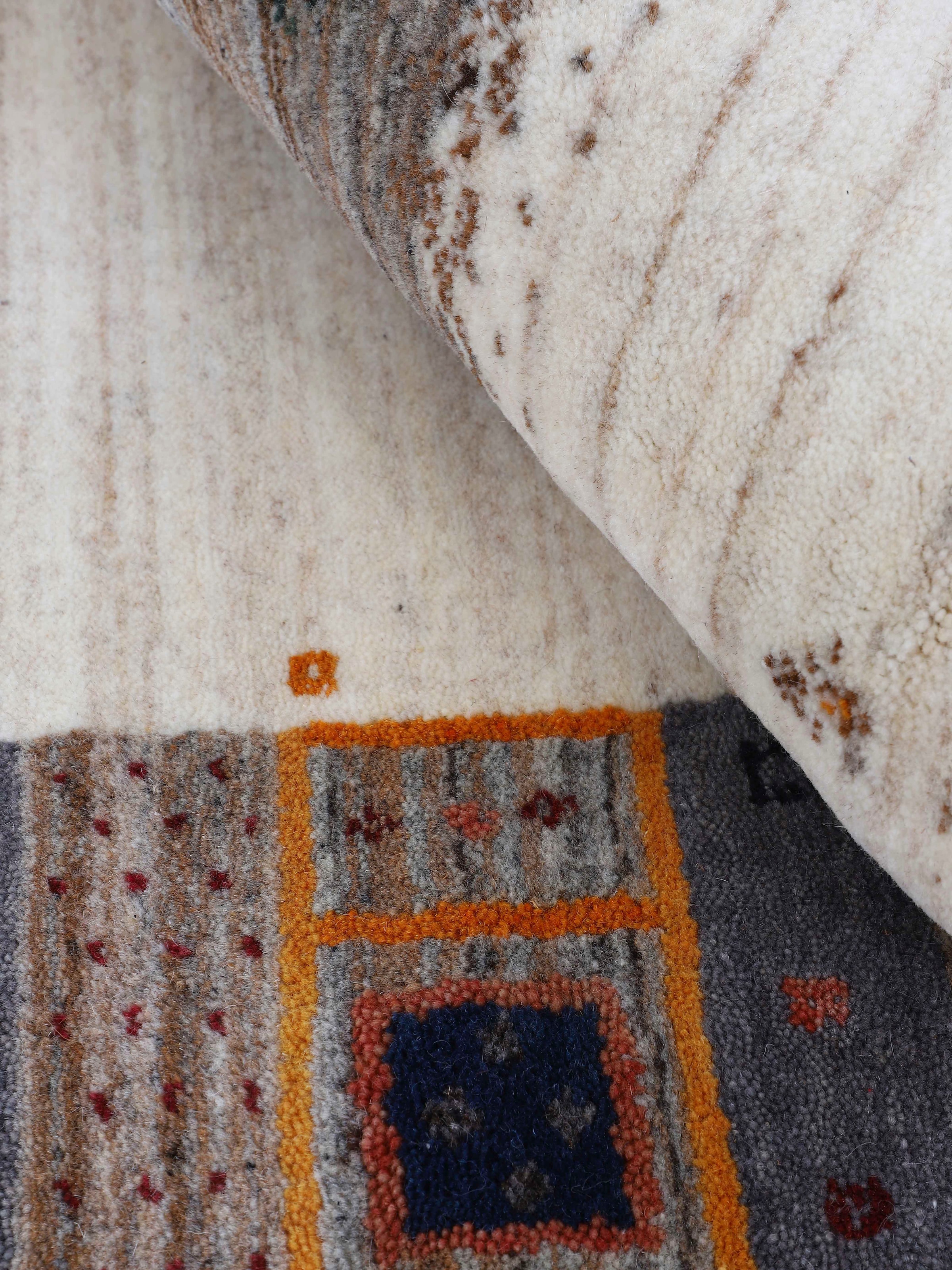 carpetfine Wollteppich »Gabbeh Vida«, rechteckig, 15 mm Höhe, reine Wolle, weicher Flor, auch als Läufer erhältlich
