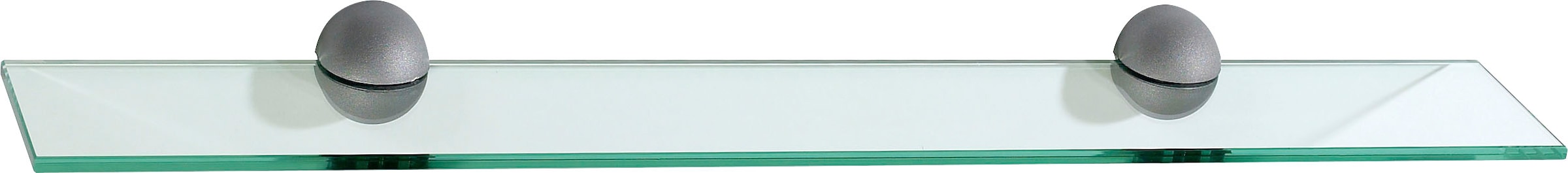 Image of Saphir Ablageelement "Quickset 955 Glasablageboden für Wand, 72 cm breit" inkl. Befestigung, Wandregal aus Glas, Ablage