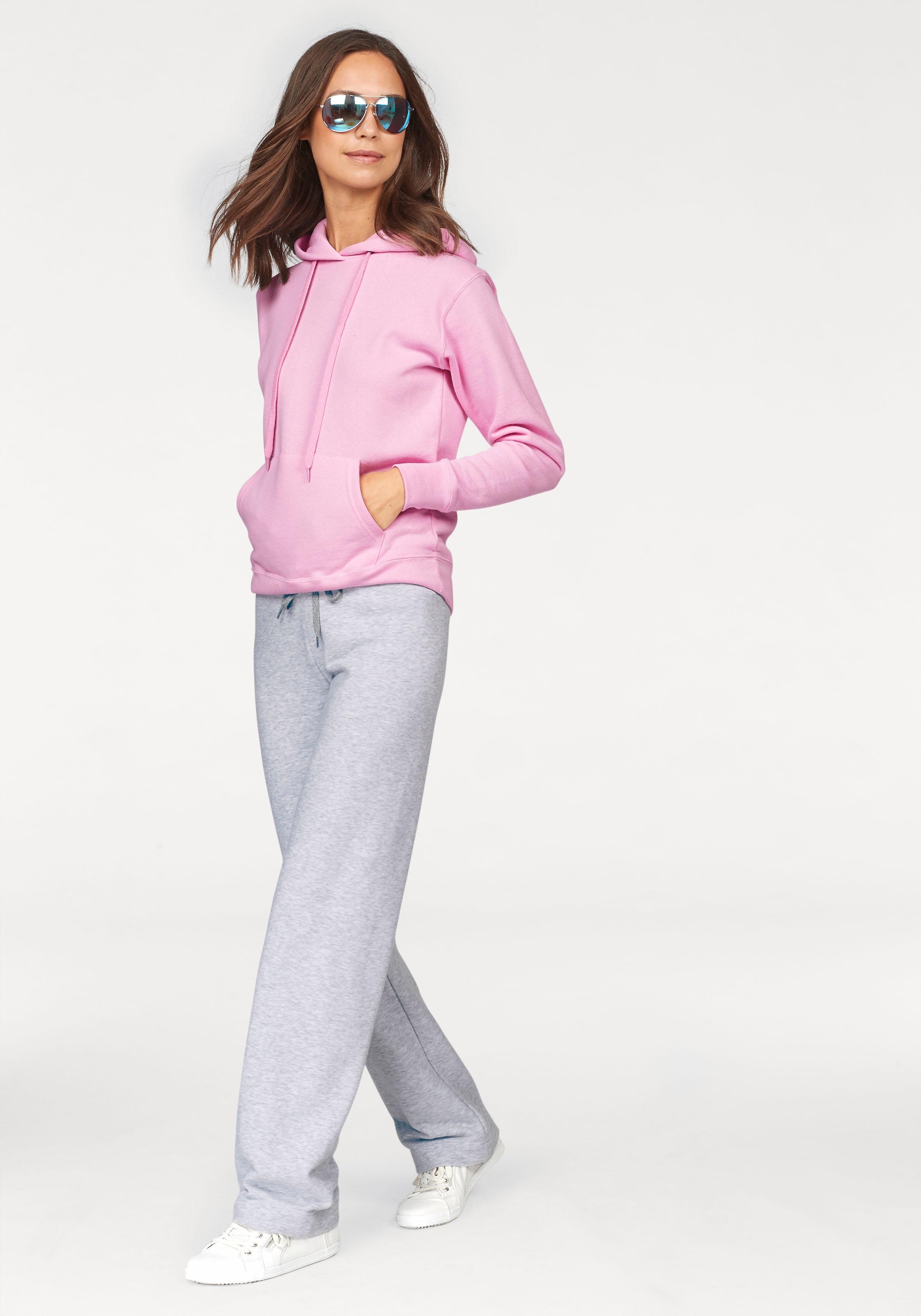 Fruit of the Loom Kapuzensweatshirt »Classic hooded Sweat Lady-Fit«, mit Kängurutaschen