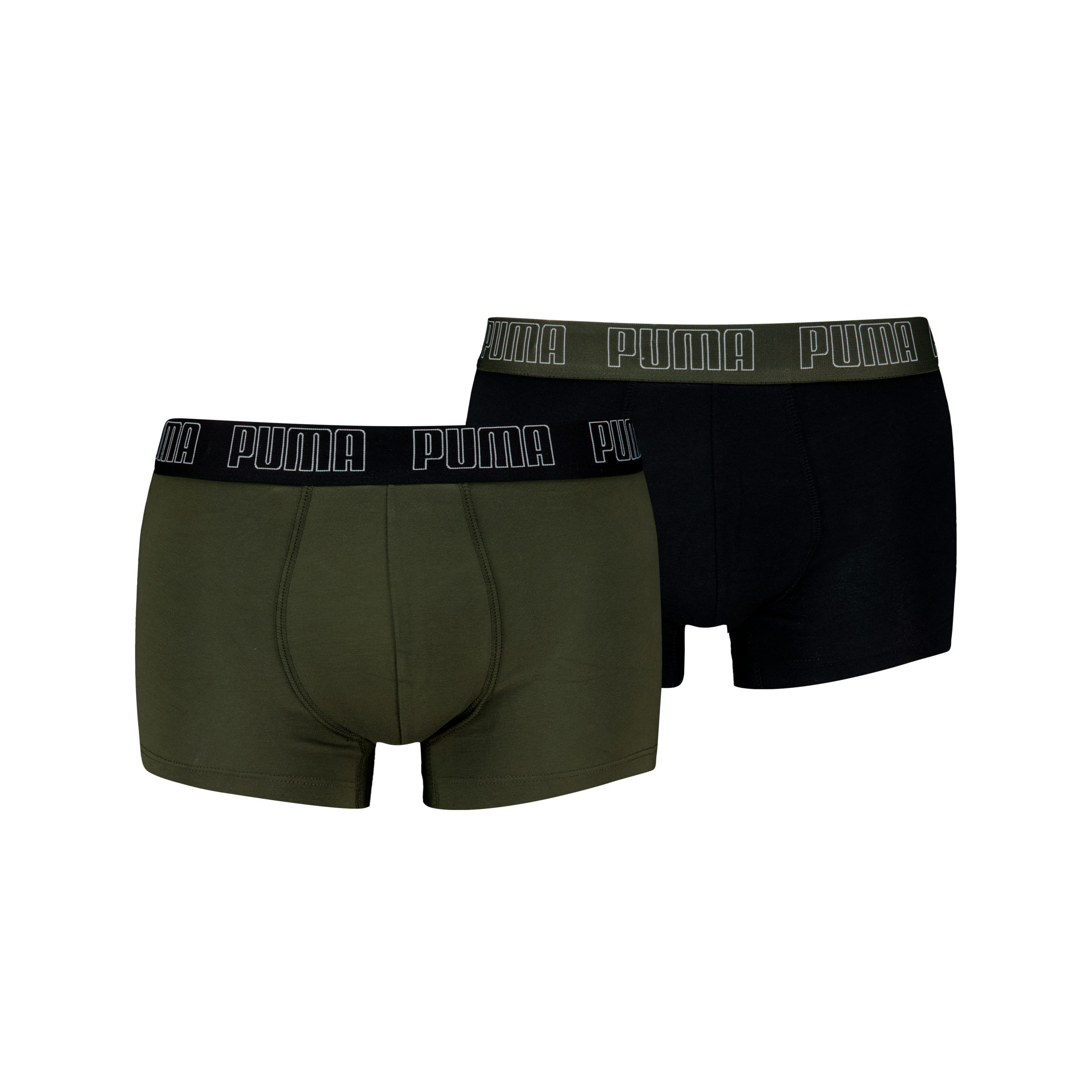 PUMA Tronc »PUMA MEN EVERYDAY TRUNKS 2P« Packung, 2er Pack,  mit kontrastfarbigem Webbund