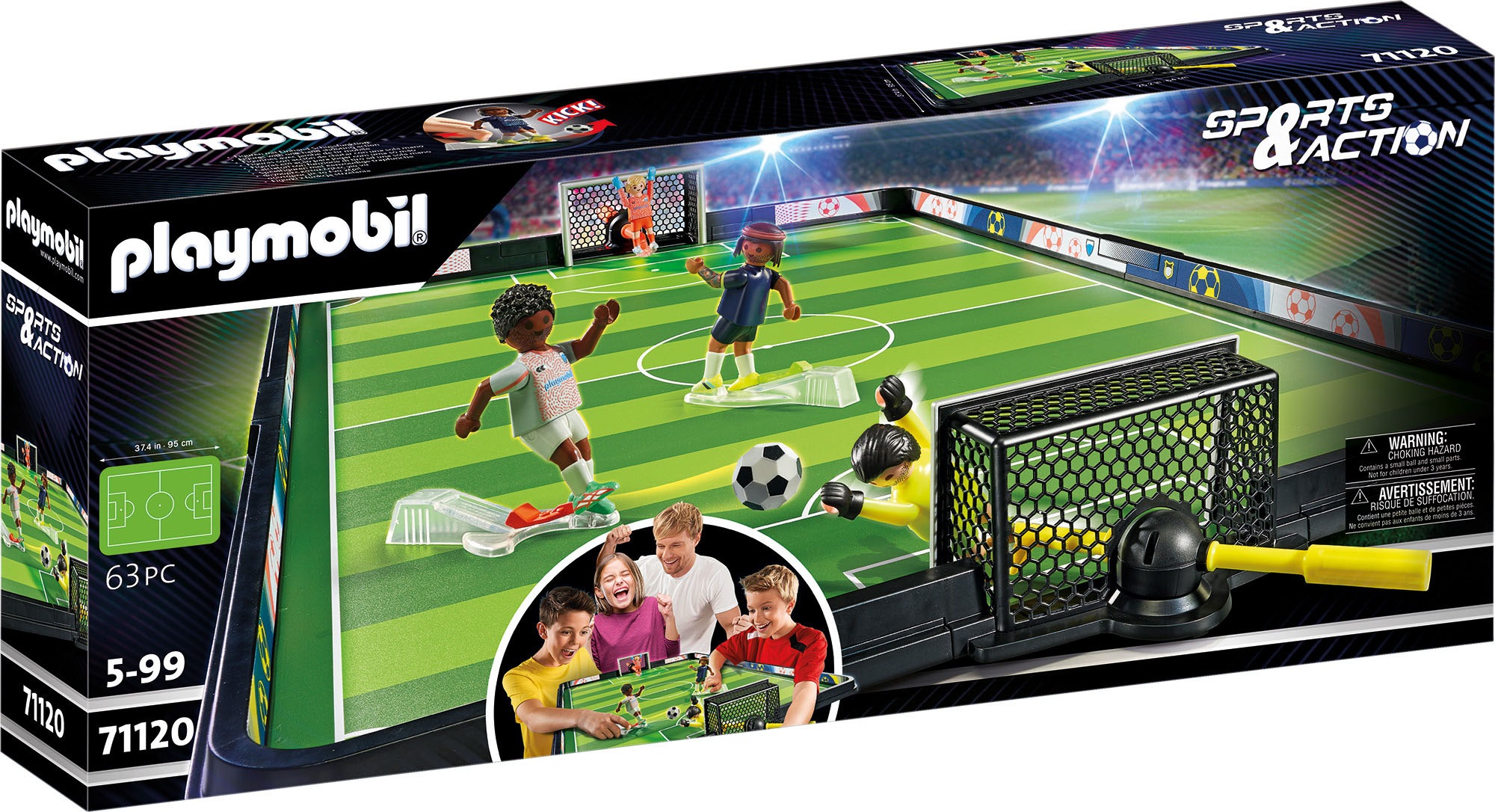 Image of Playmobil® Konstruktions-Spielset »Fussball-Arena (71120), Sports & Action«, (63 St.), Made in Europe bei Ackermann Versand Schweiz