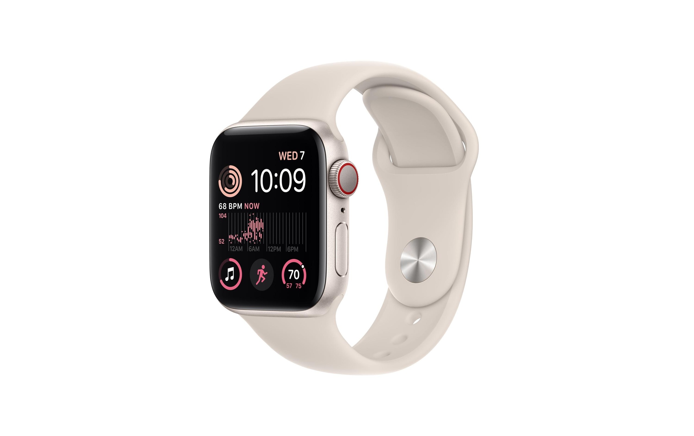 Apple Smartwatch »SE 2022, Aluminium-Gehäuse«, (Watch OS)