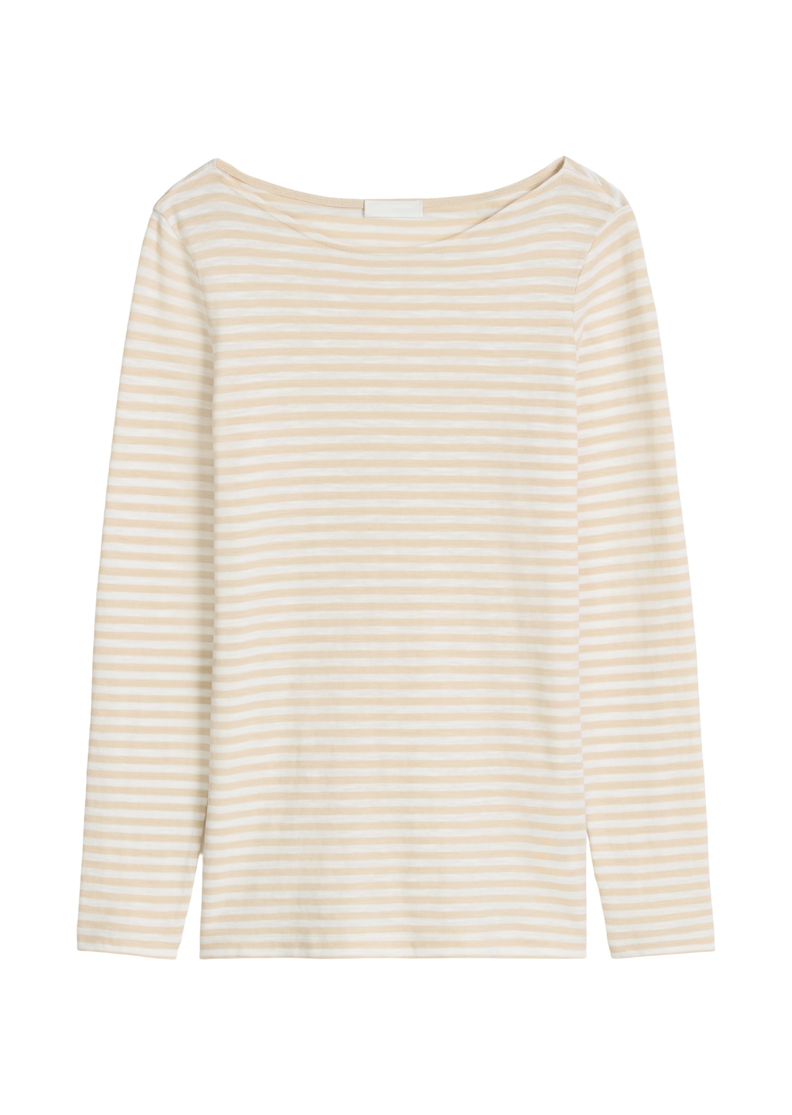 Marc O'Polo T-shirt à manches longues mit leichtem U-Boot-Ausschnitt