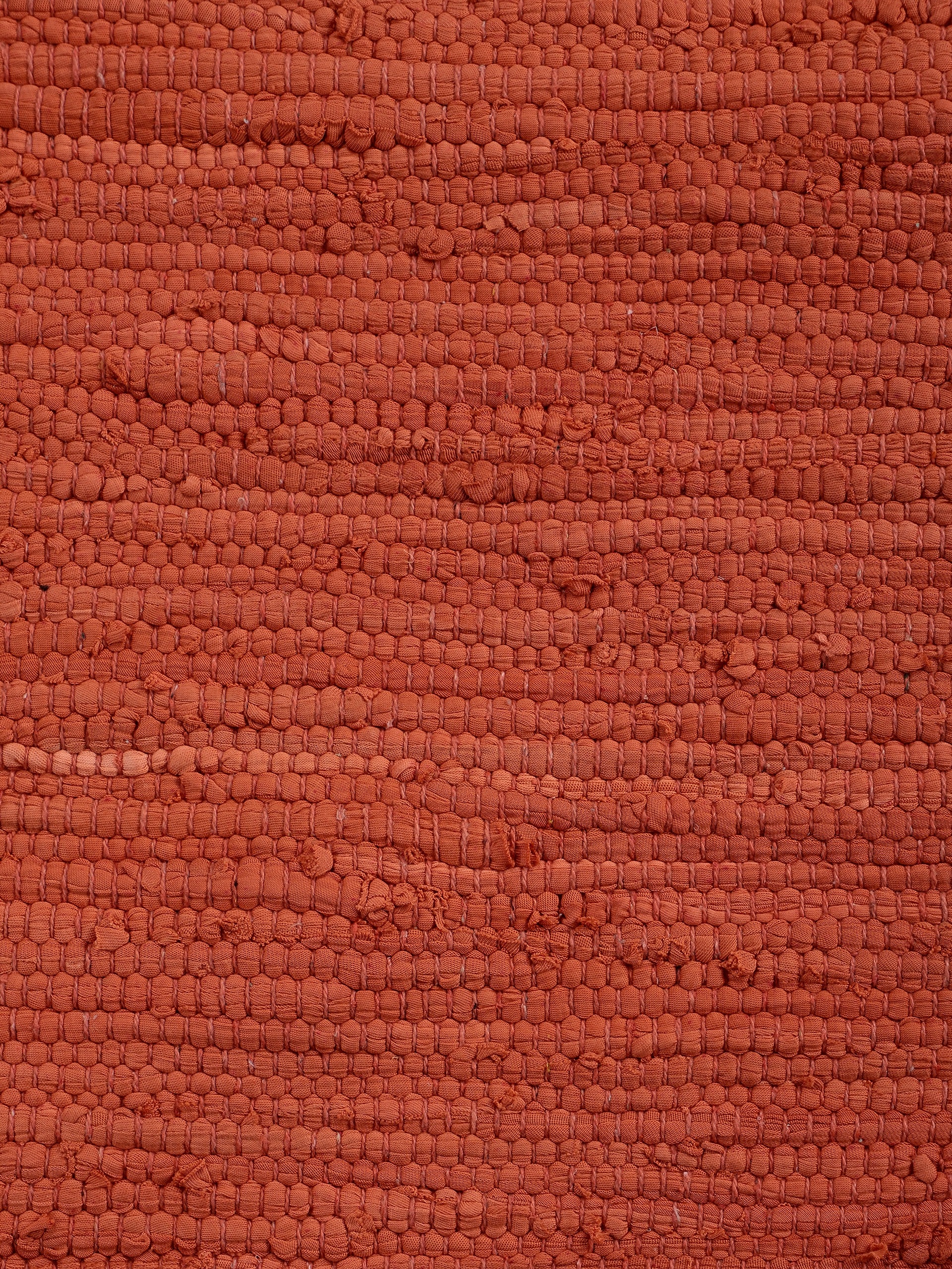 carpetfine Teppich »Kelim Chindi uni, auch als Läufer«, rechteckig, 5 mm Höhe, Wendeteppich, reine Baumwolle, handgewebt, Uni-Farben, mit Fransen